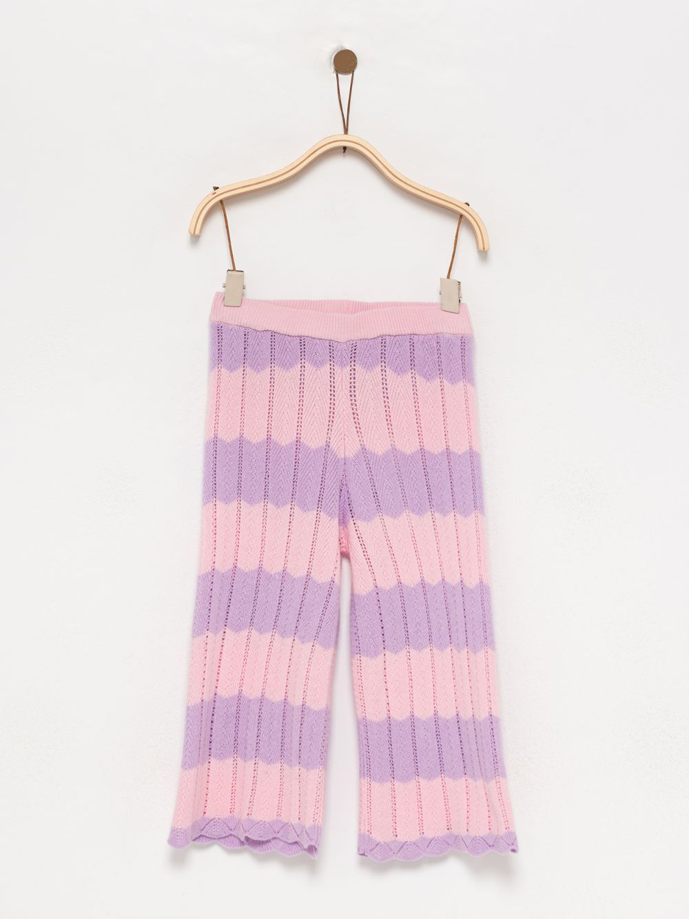 מכנסי סריג WIDE-LEG