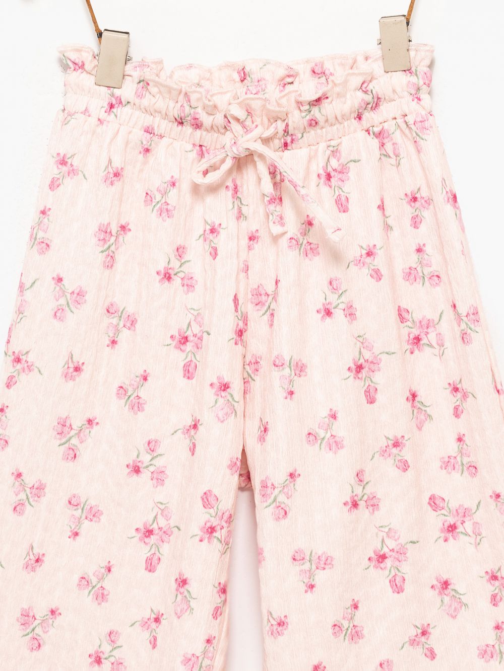 מכנסי טקסטורה מודפסים