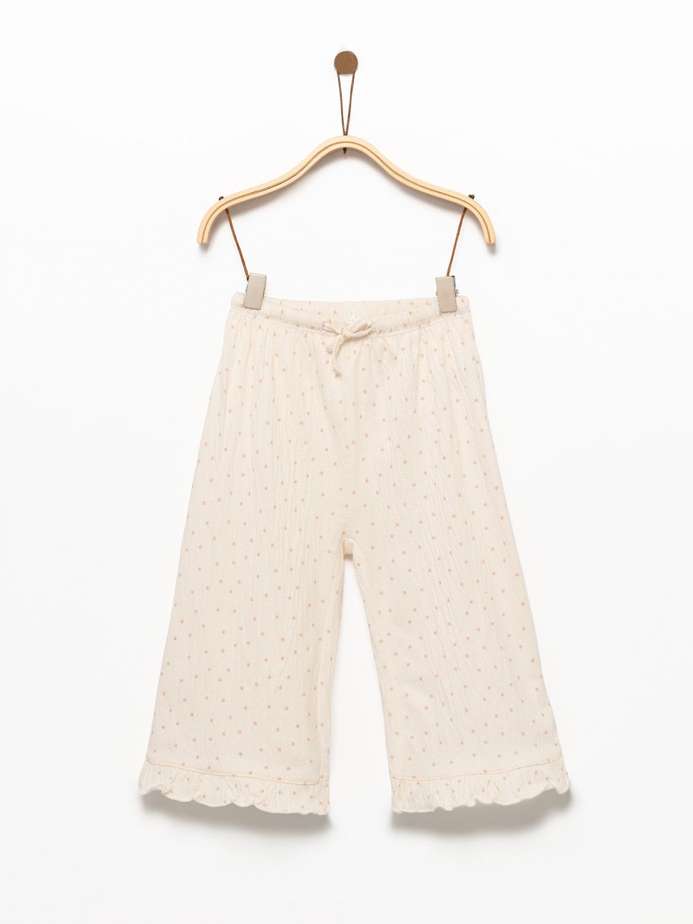 מכנסי טקסטורה מודפסים