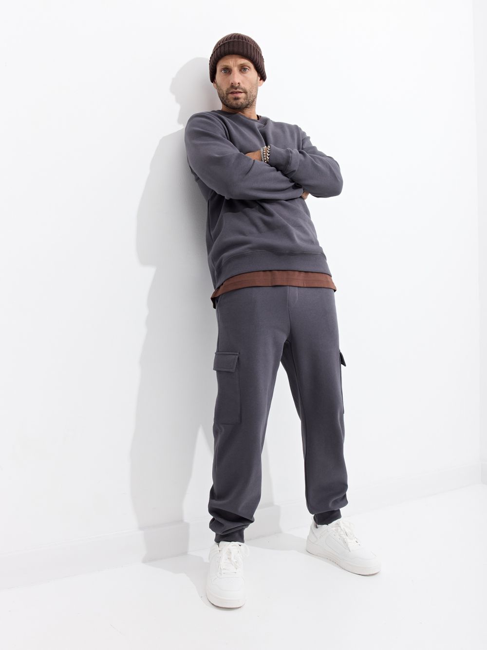 מכנס פוטר עם כיסי CARGO