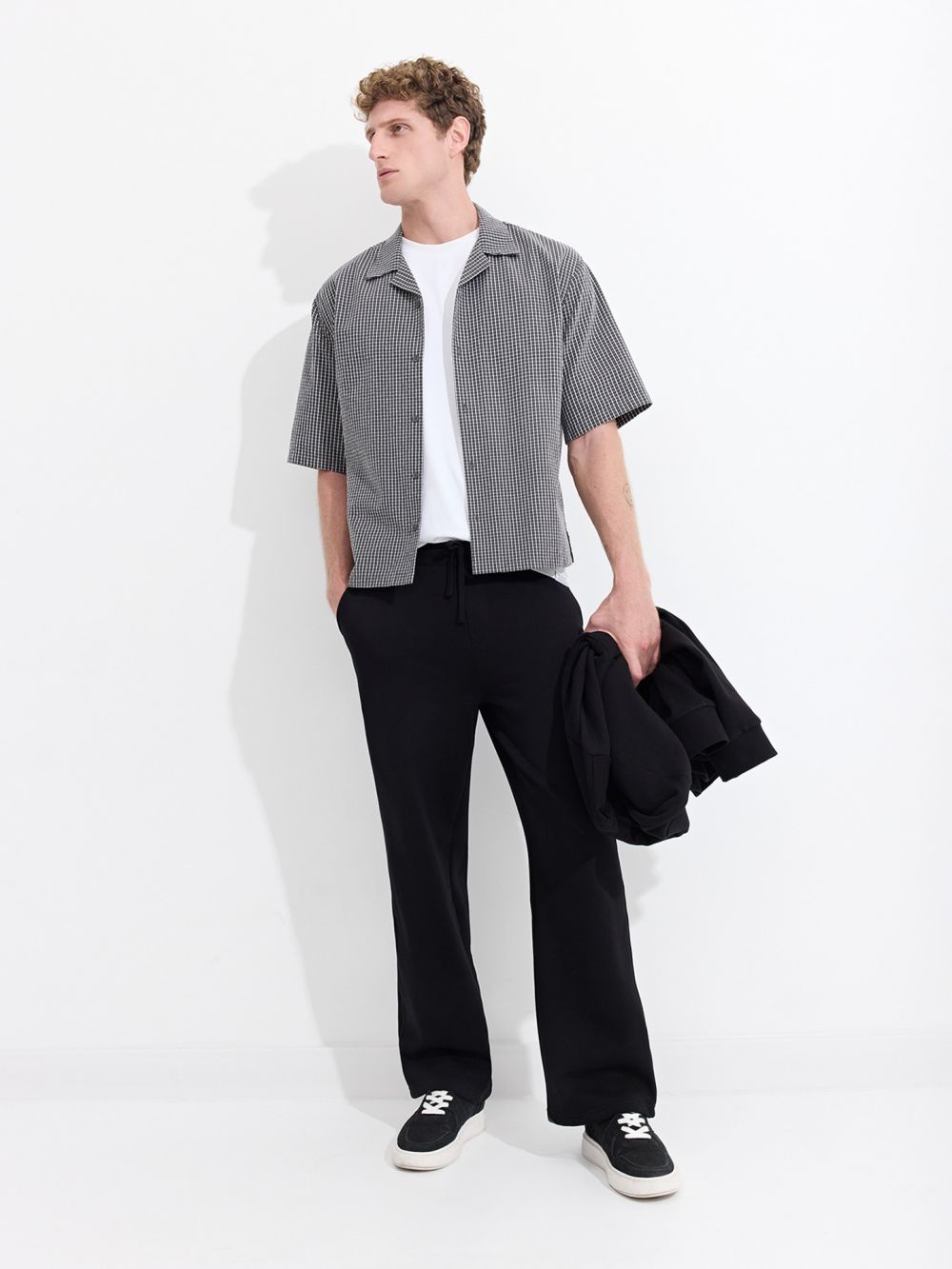 מכנסי פוטר רחבים