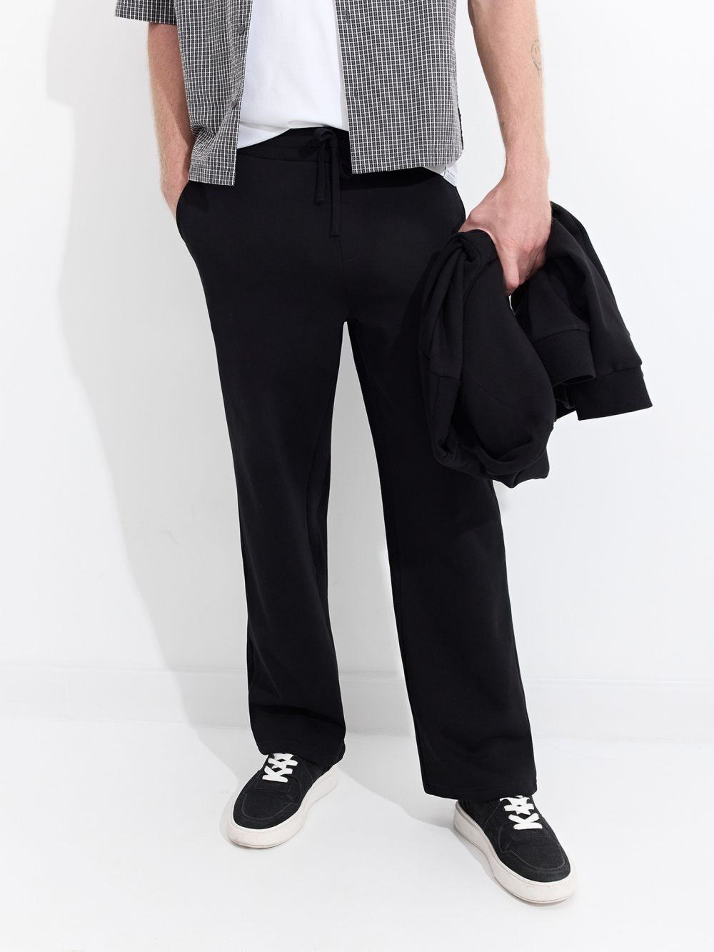 מכנסי פוטר רחבים