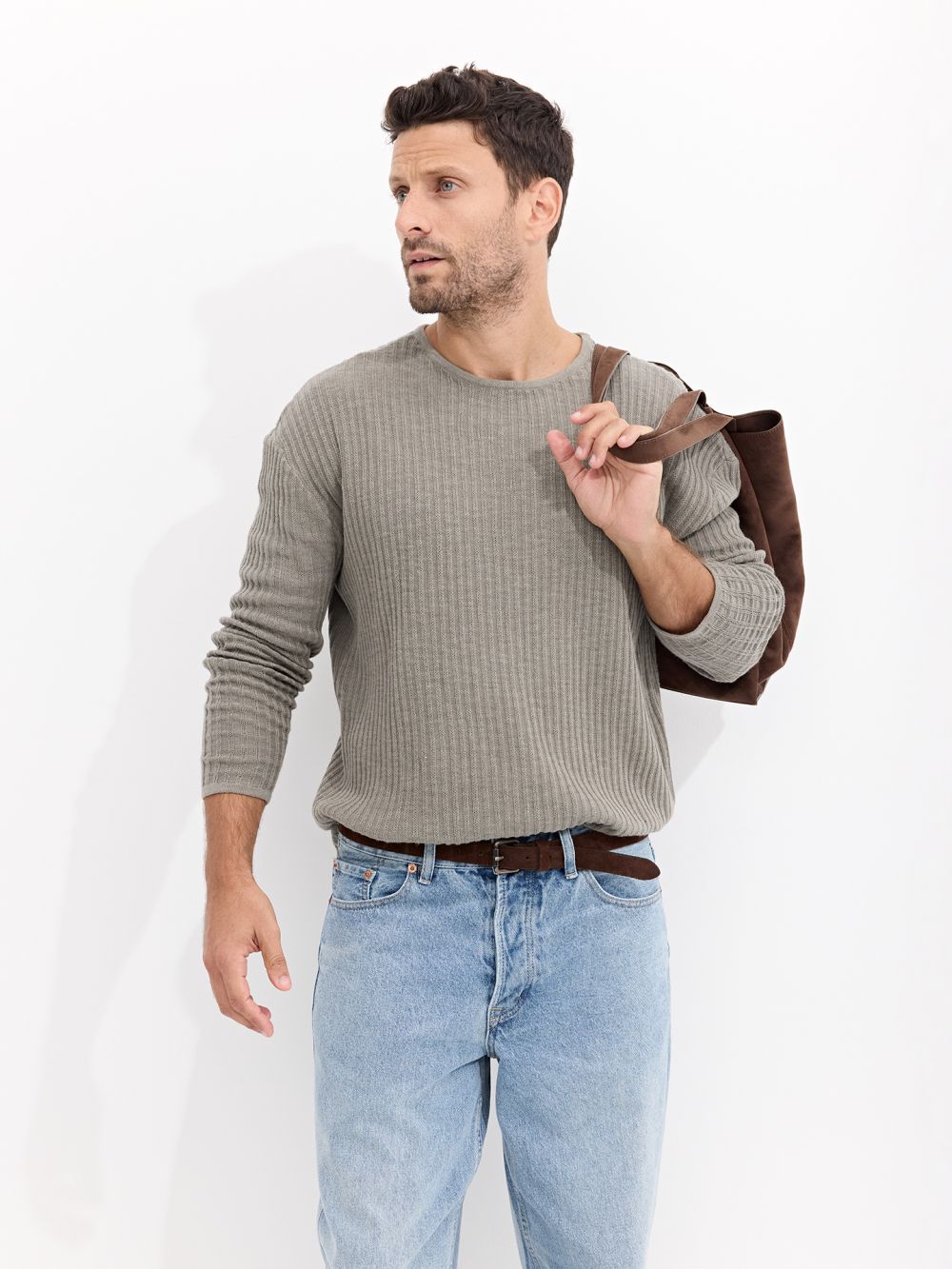 חולצת סריג ארוכה