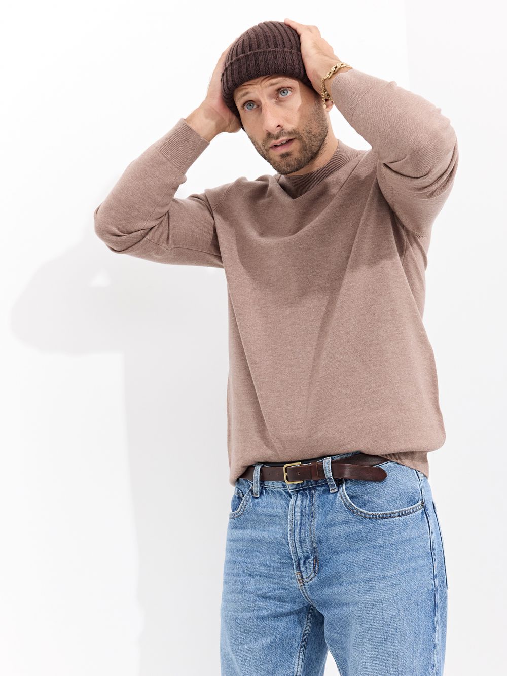 סריג צווארון גולף