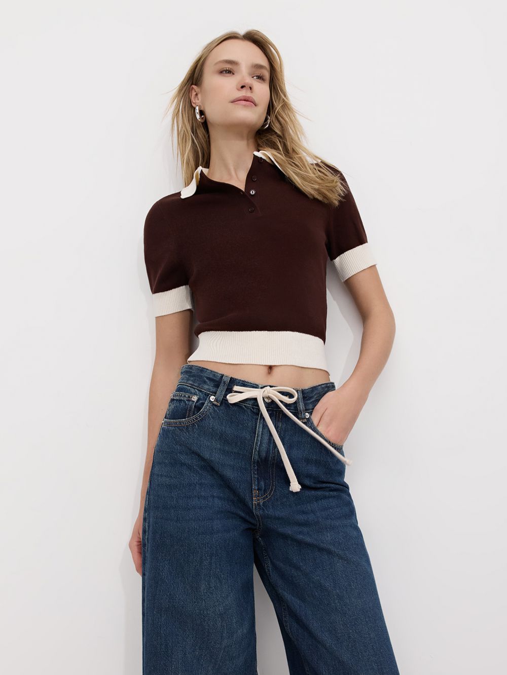 טופ פולו סרוג