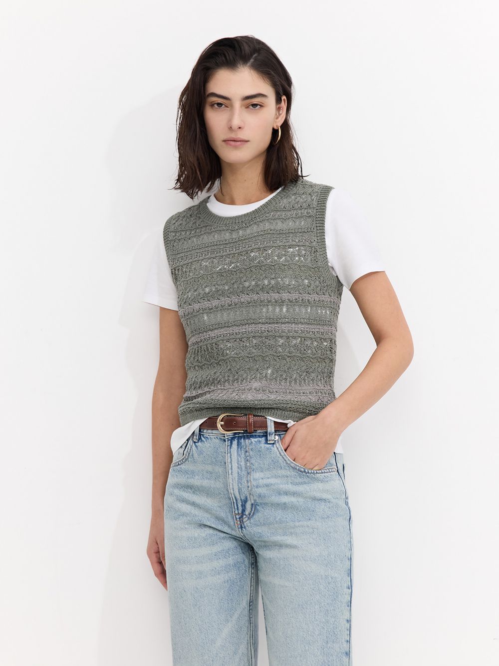 אפודה סרוגה