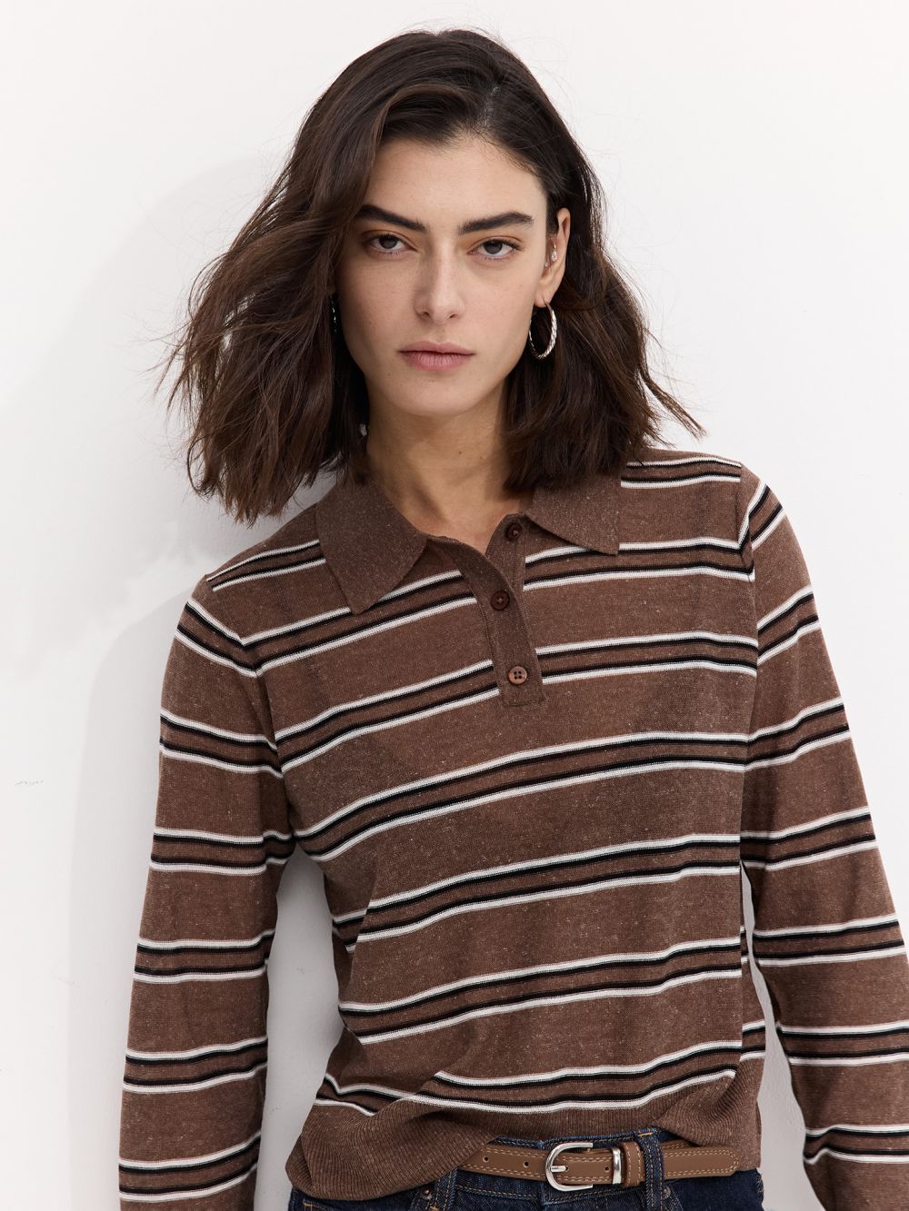 סריג פולו פסים