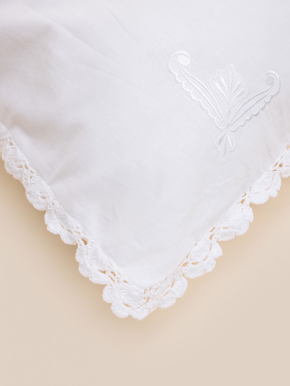 כיסוי לכרית 40X120CM תחרה