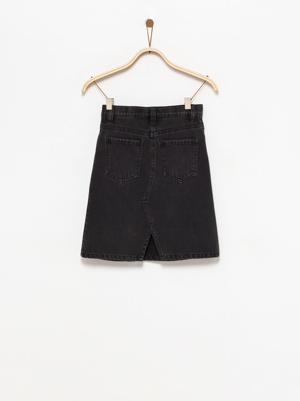 חצאית ג׳ינס אסימטרית