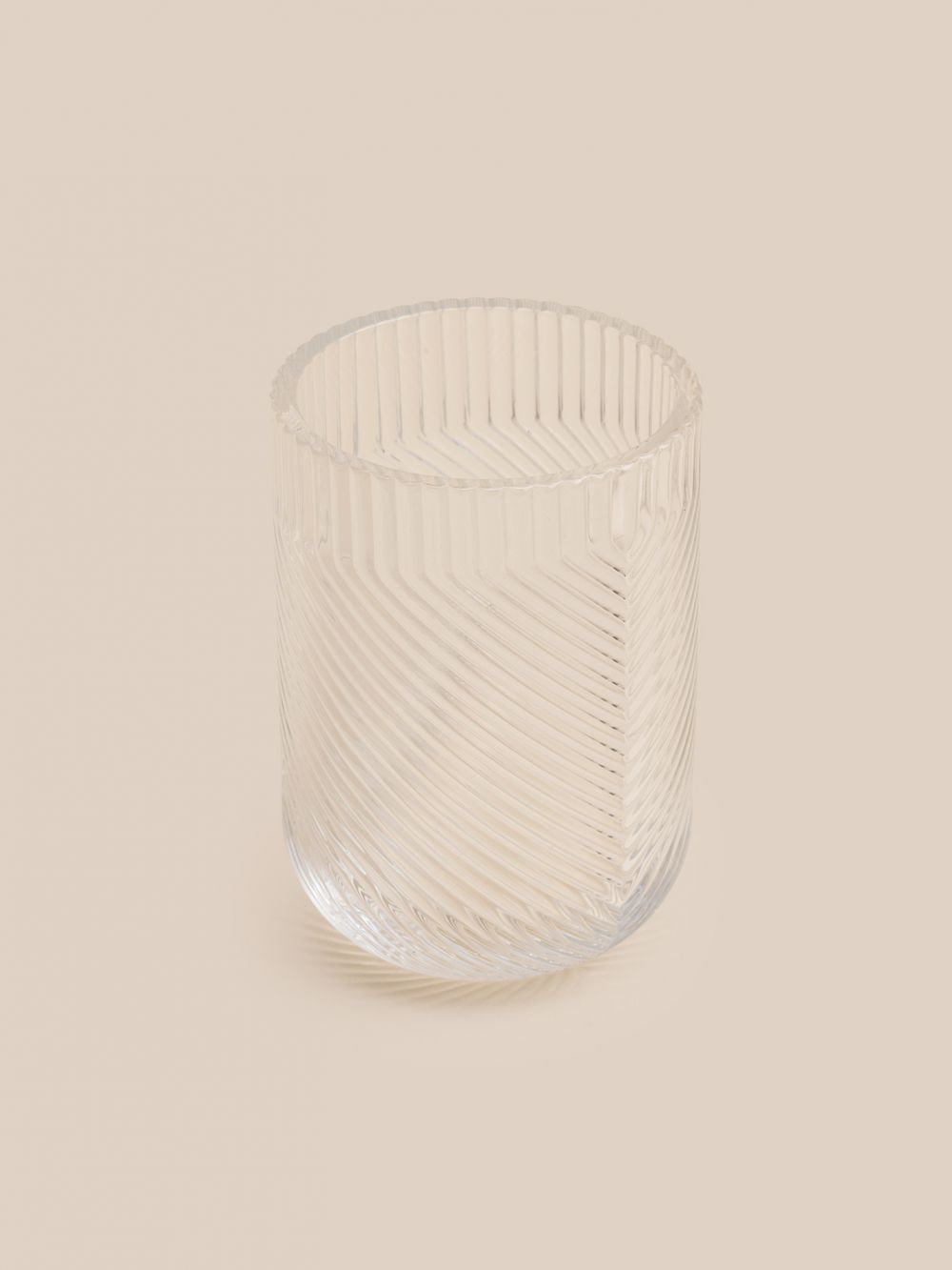 כוס למברשת שינים זכוכית סהר