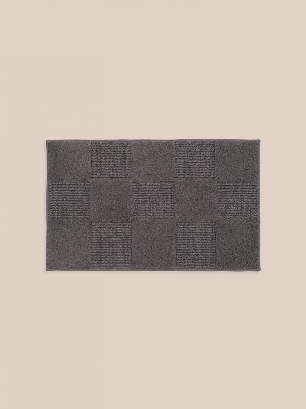 שטיח אמבט כותנה ריבועים 50X80CM