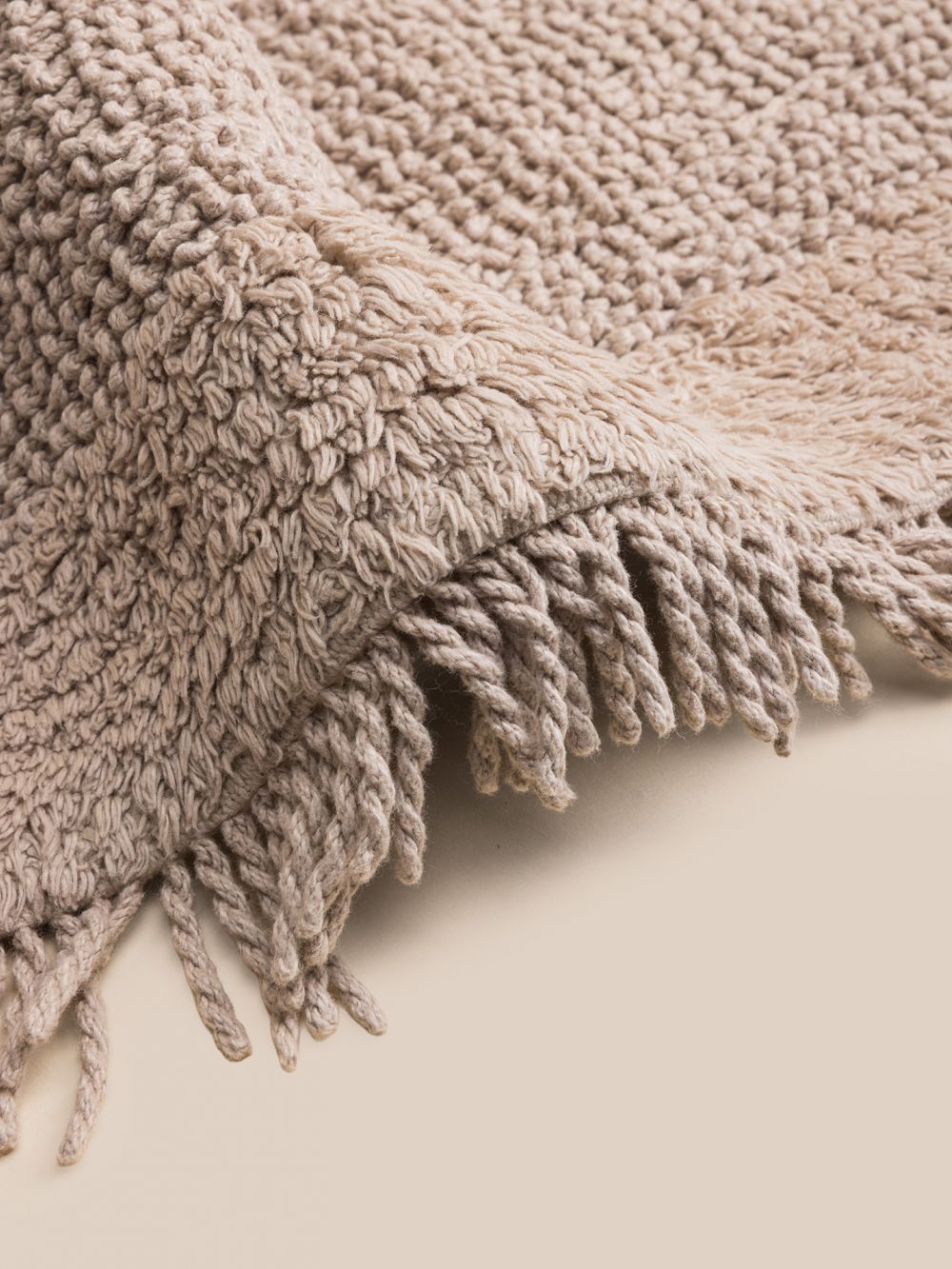 שטיח אמבט כותנה מסגרת פרנזים