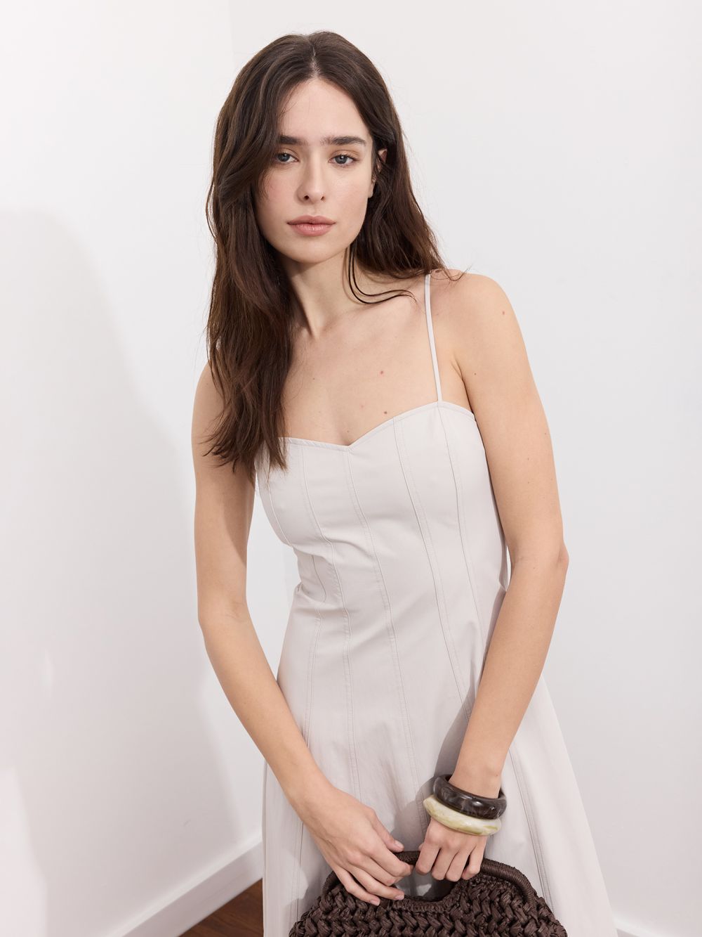 שמלת מידי פופלין