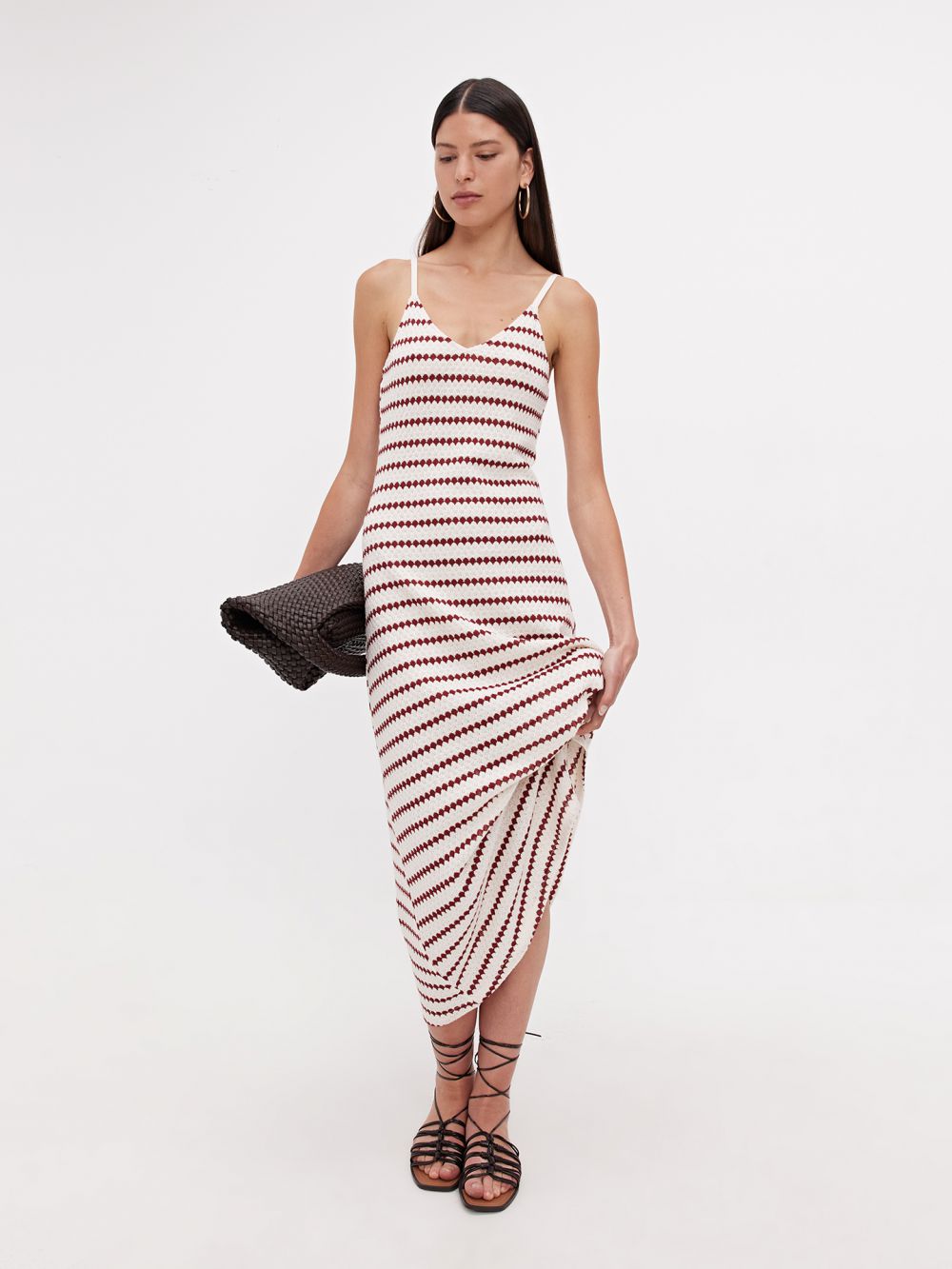 שמלת MAXI סרוגה