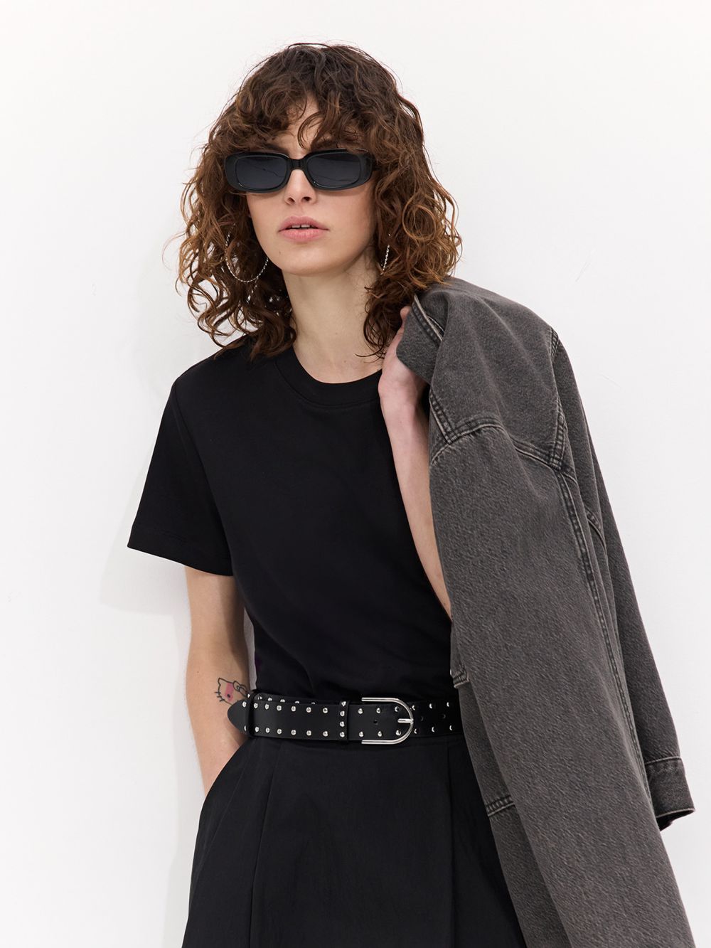 טי שירט כותנה BOXY