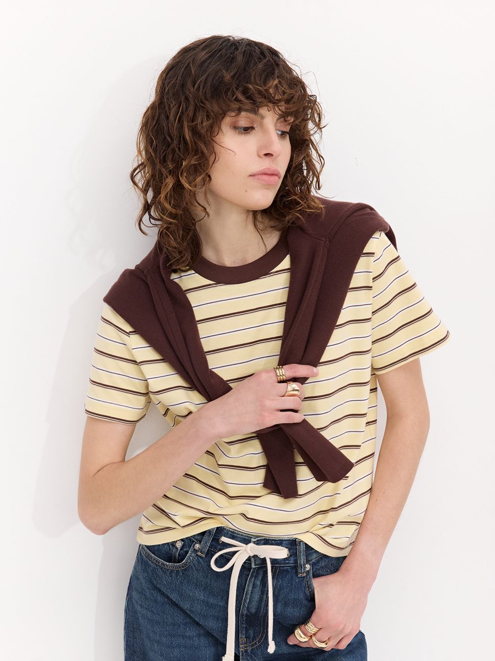 טי שירט כותנה BOXY