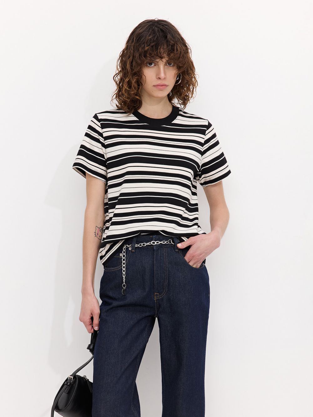 טי שירט כותנה BOXY