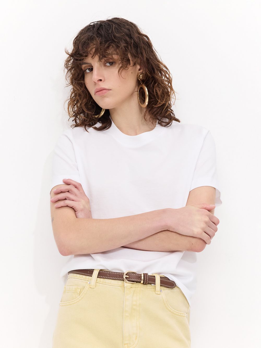 טי שירט כותנה BOXY