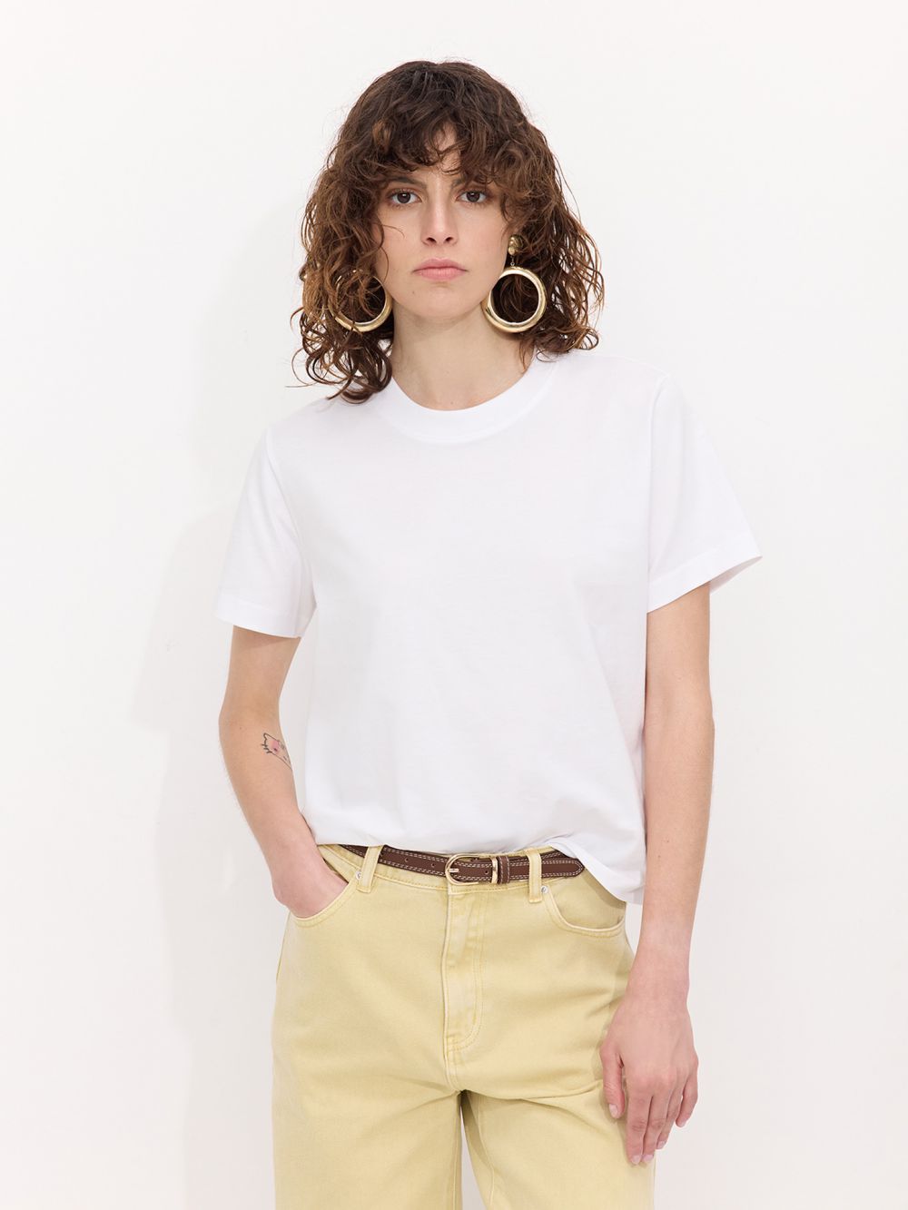 טי שירט כותנה BOXY