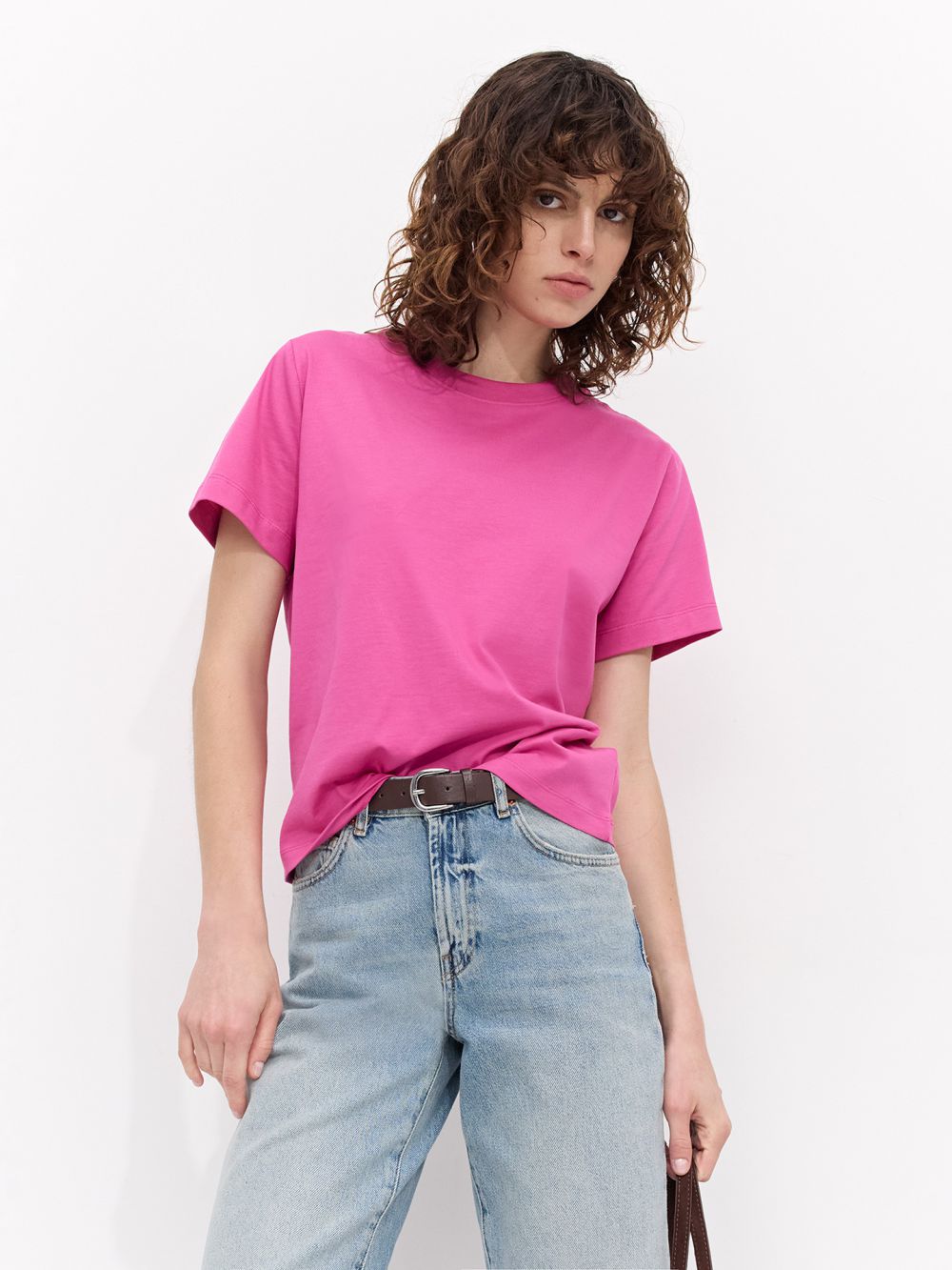 טי שירט כותנה BOXY