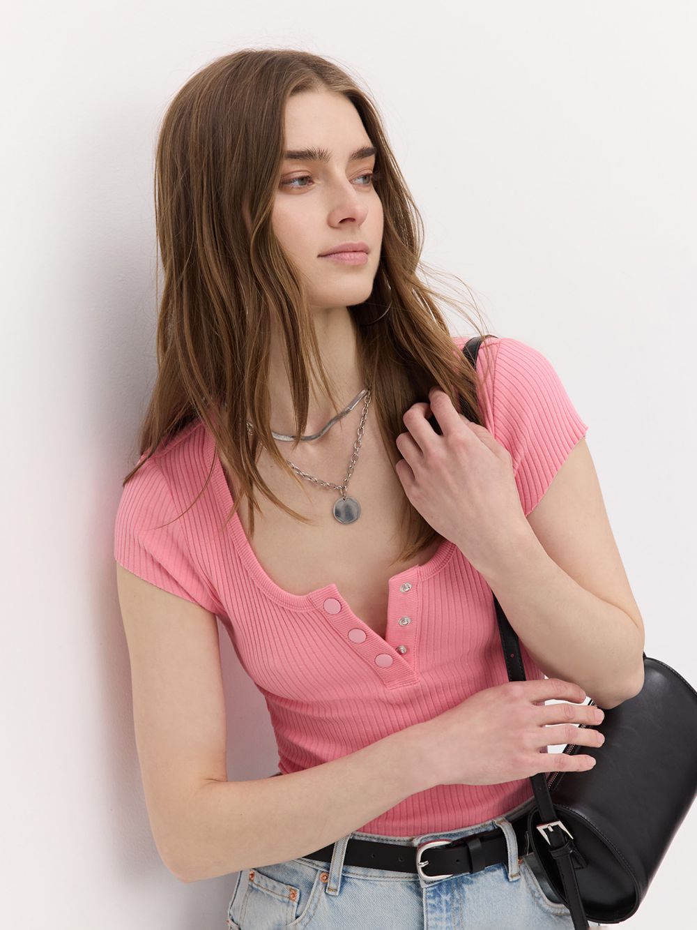 טי שירט ריב עם כפתרה