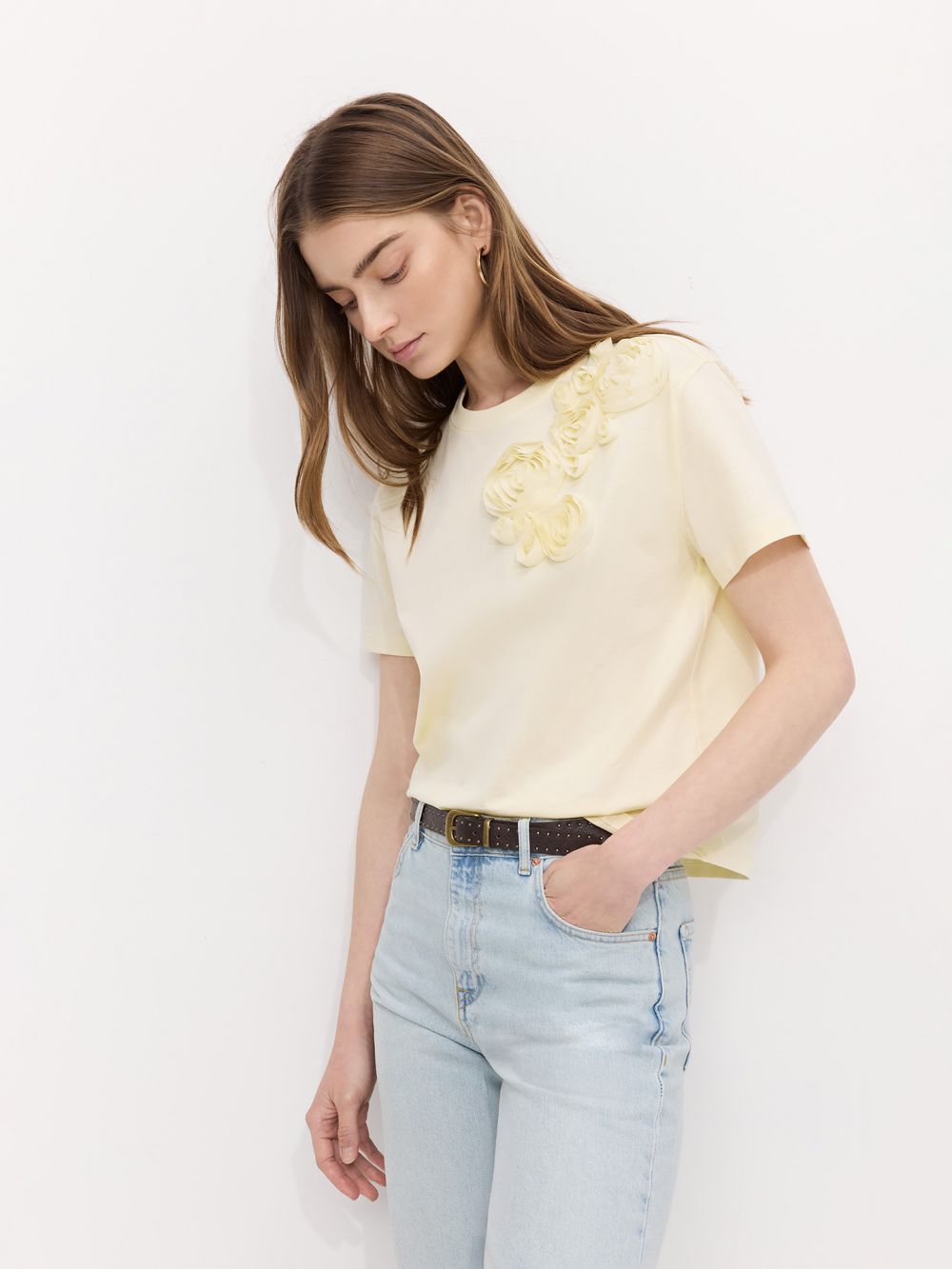 טי-שירט פרחים 3D