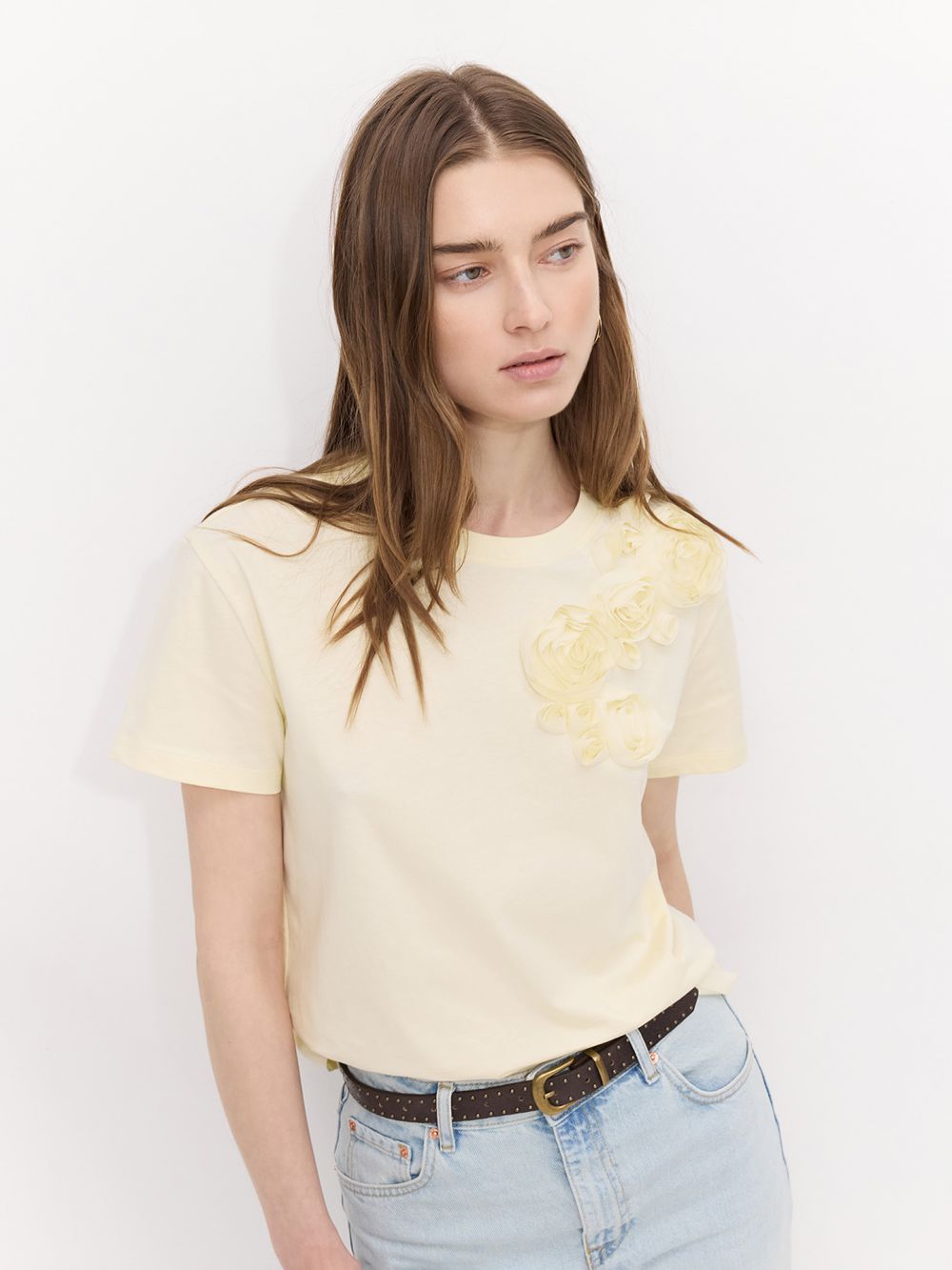 טי-שירט פרחים 3D