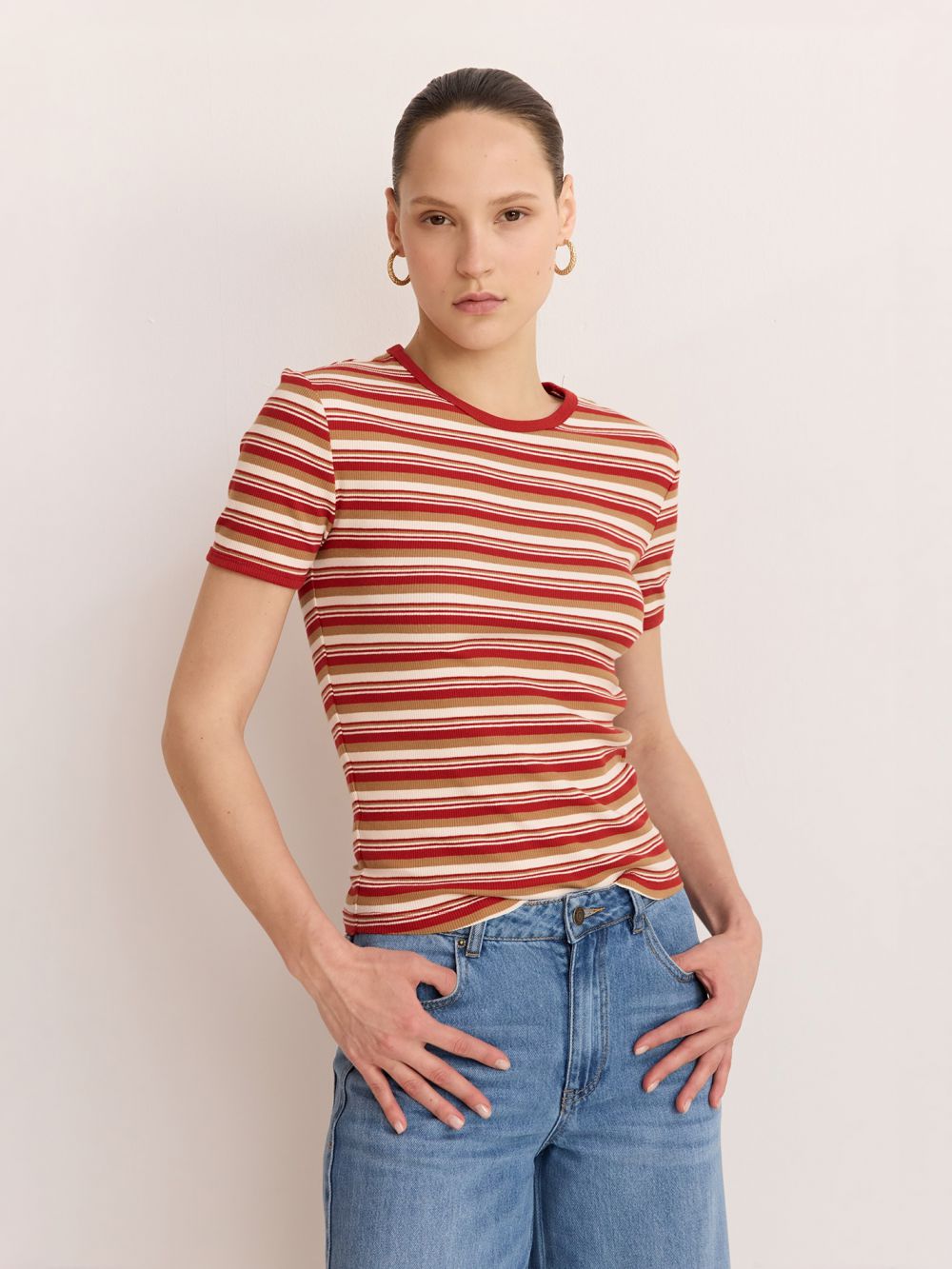 טישרט פסים רטרו