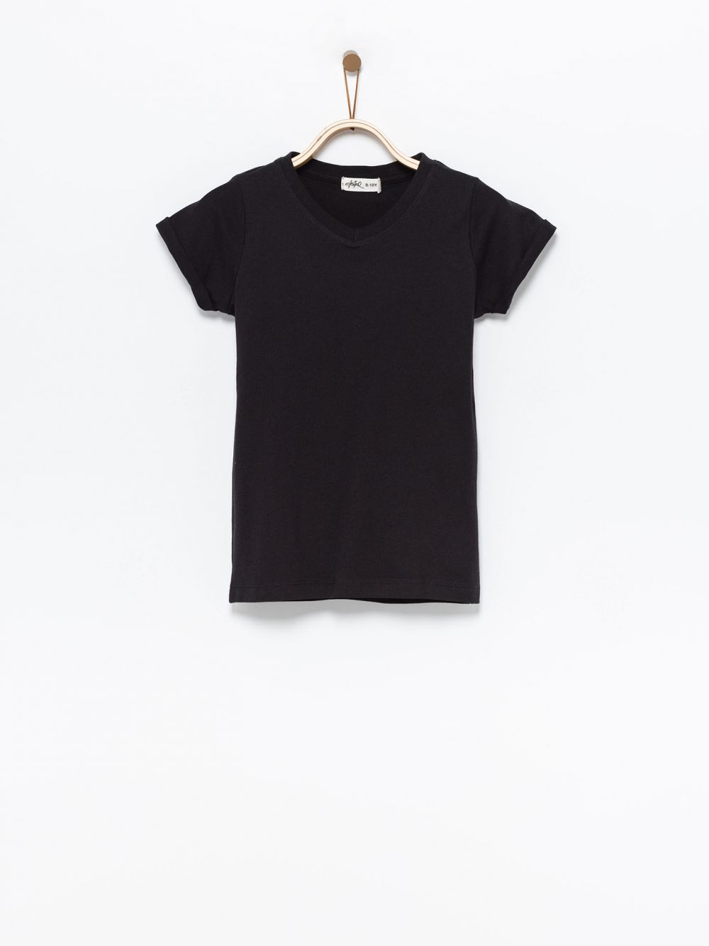 חולצה V שרוול קצר