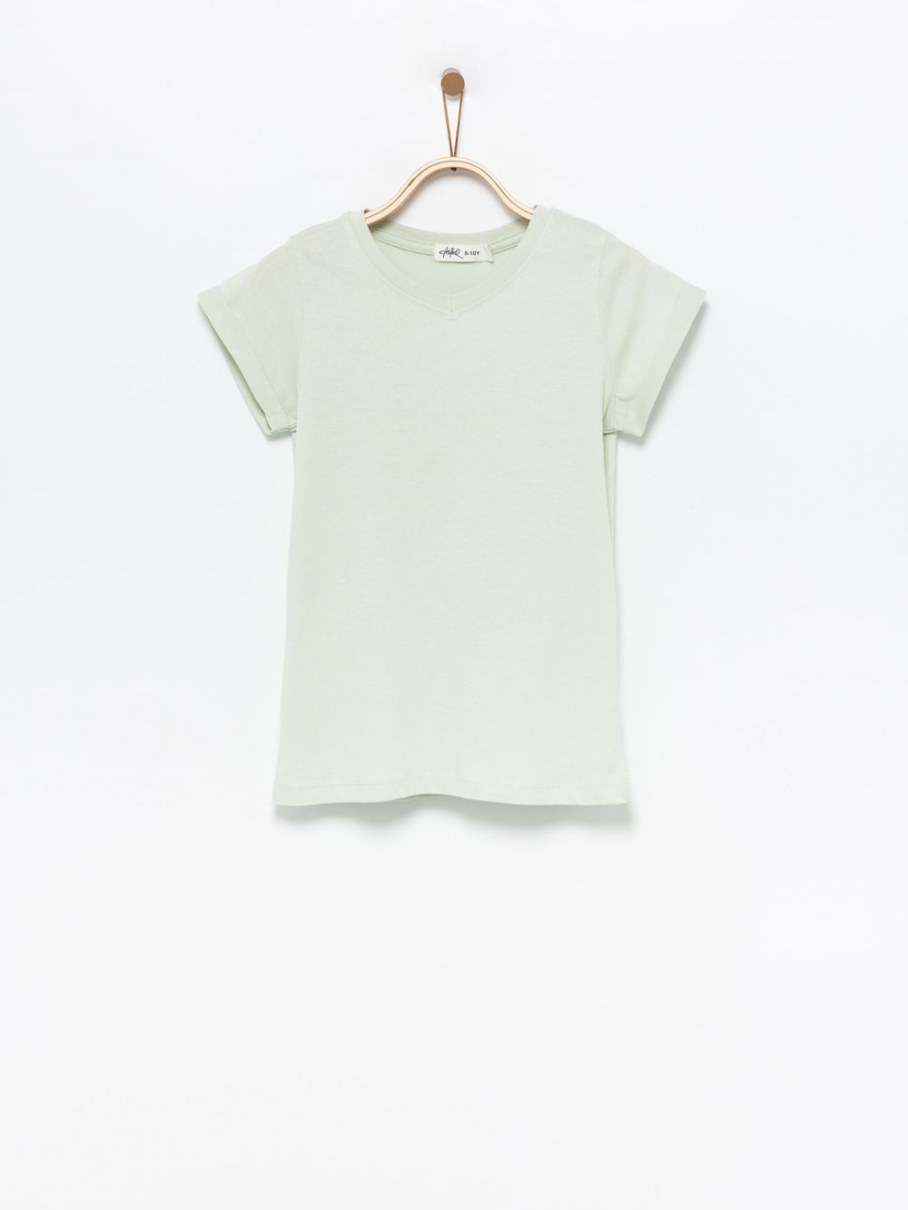 חולצה V שרוול קצר