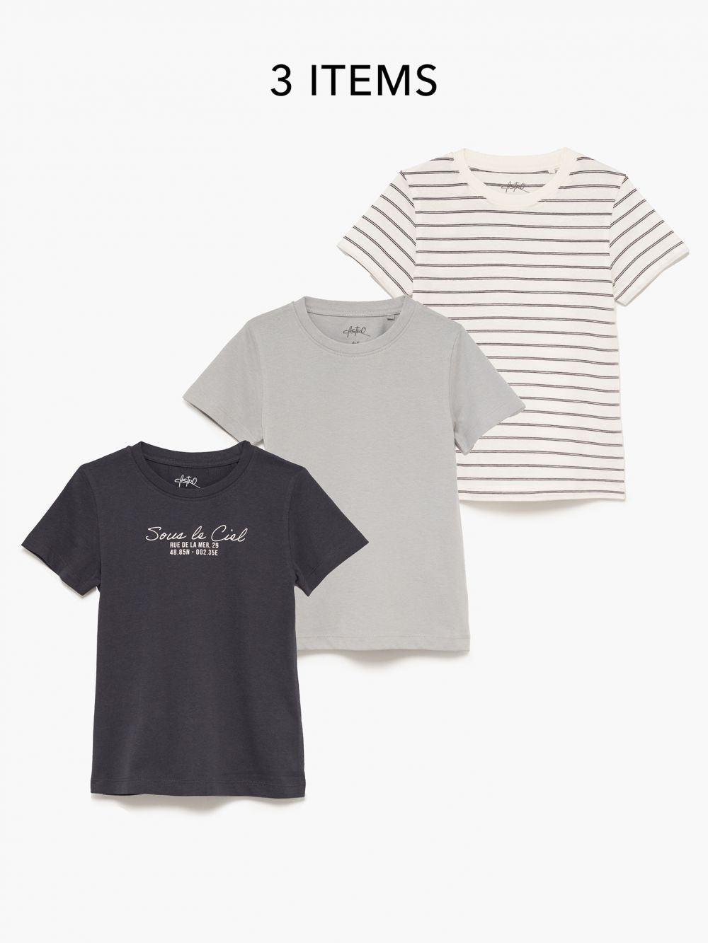 מארז חולצות 4Y-12Y