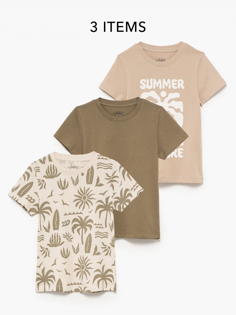 מארז שלישיית טי-שירטים 4Y-12Y