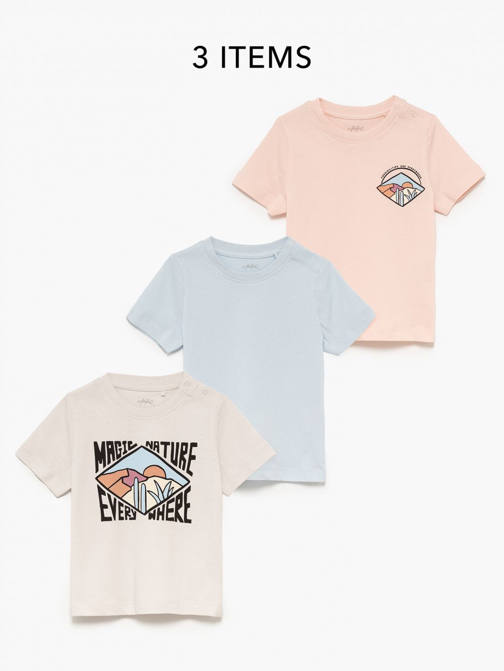 מארז שלישיית טי-שירטים 6M-4Y