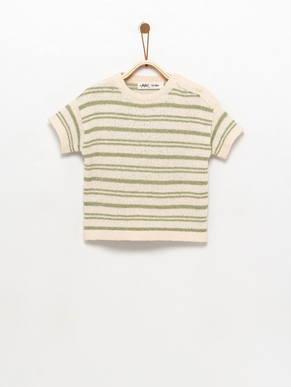 טי סרוגה פסים