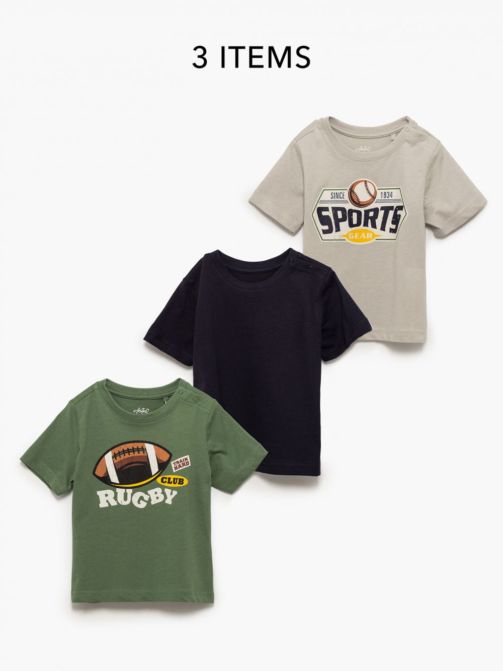 מארז חולצות 6M-4Y