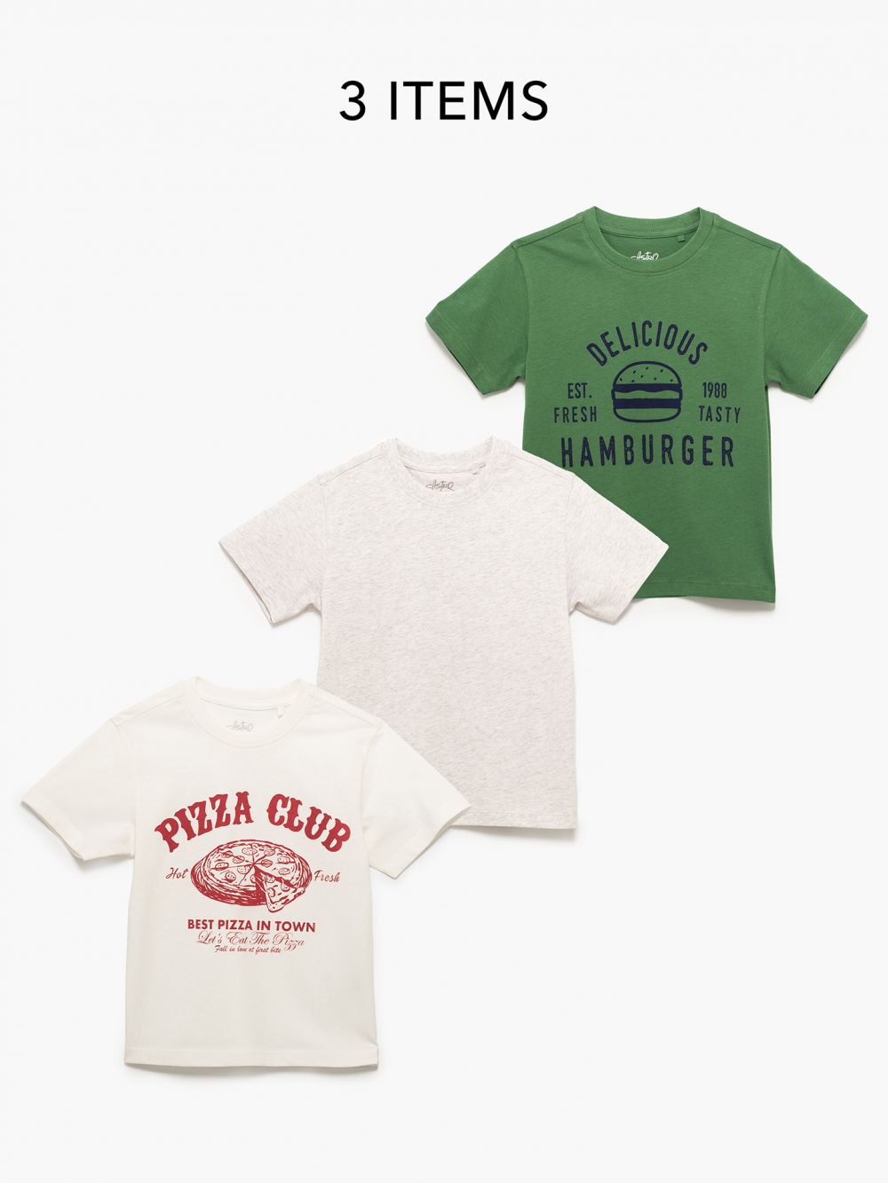 מארז חולצות טי 4Y-12Y