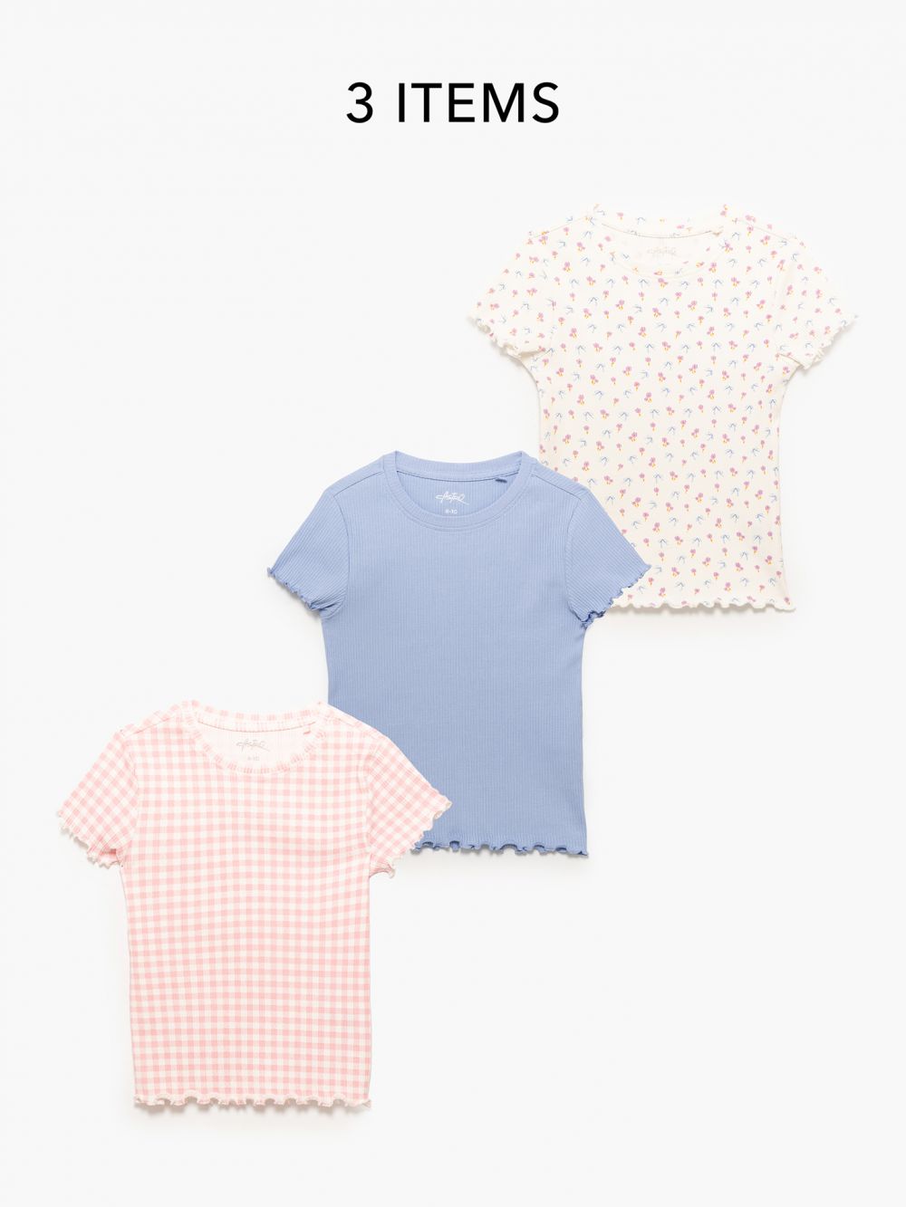 מארז שלישיית טישירט ריב 4Y-12Y