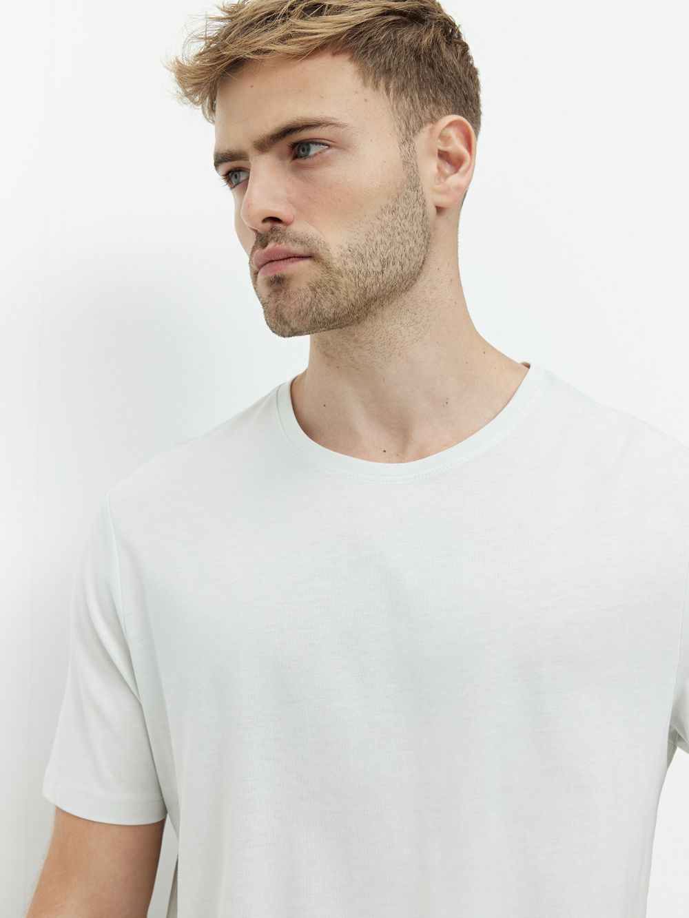 טי שירט פימה צווארון עגול