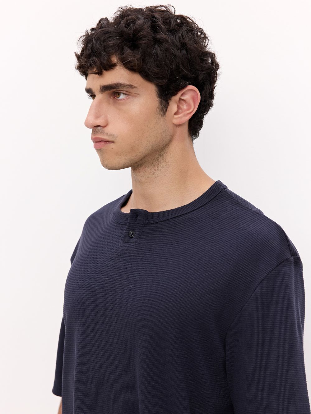 חולצת טקסטורה עם שינה