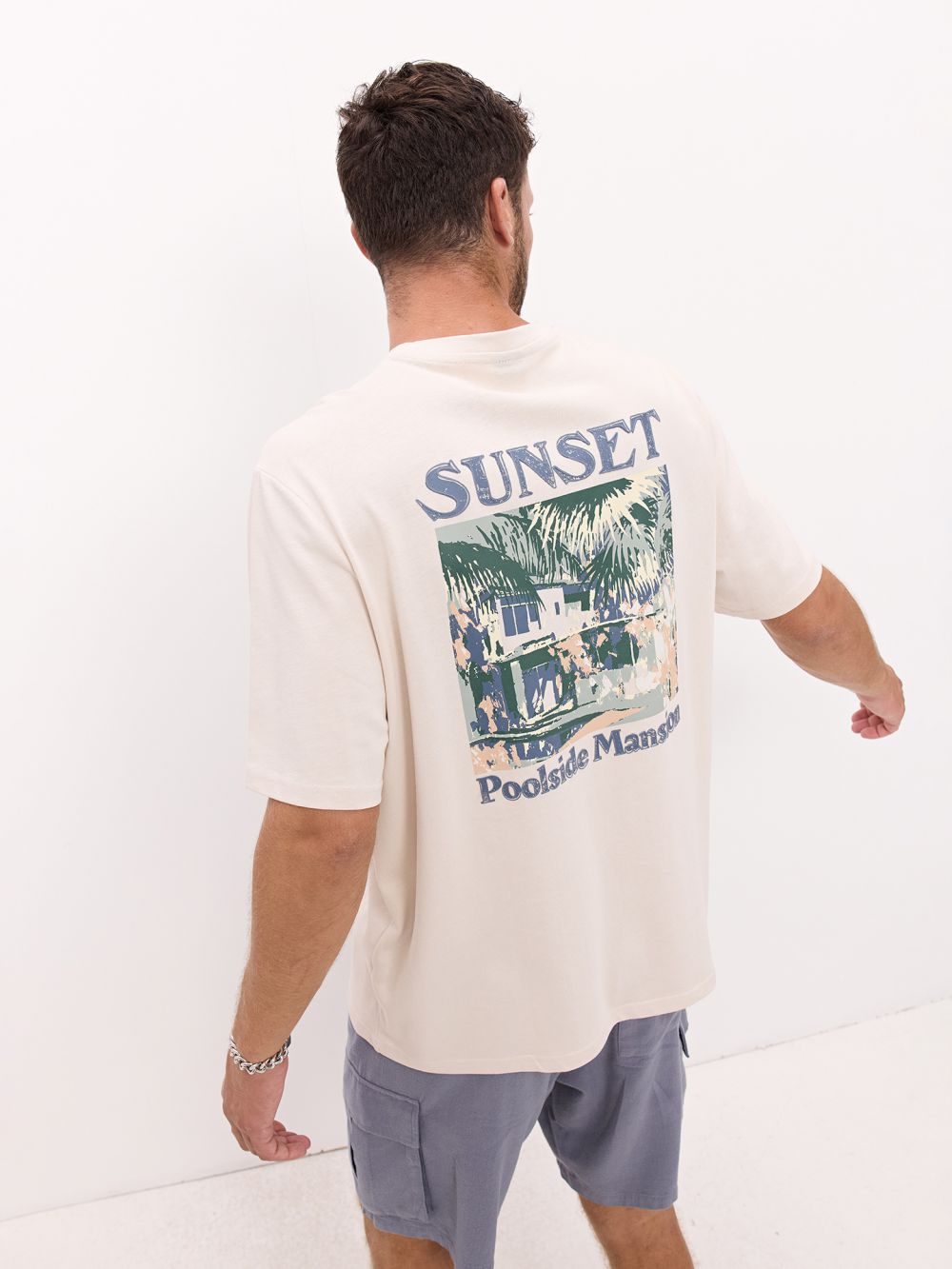 טי שירט Relaxed fit POOL SIDE