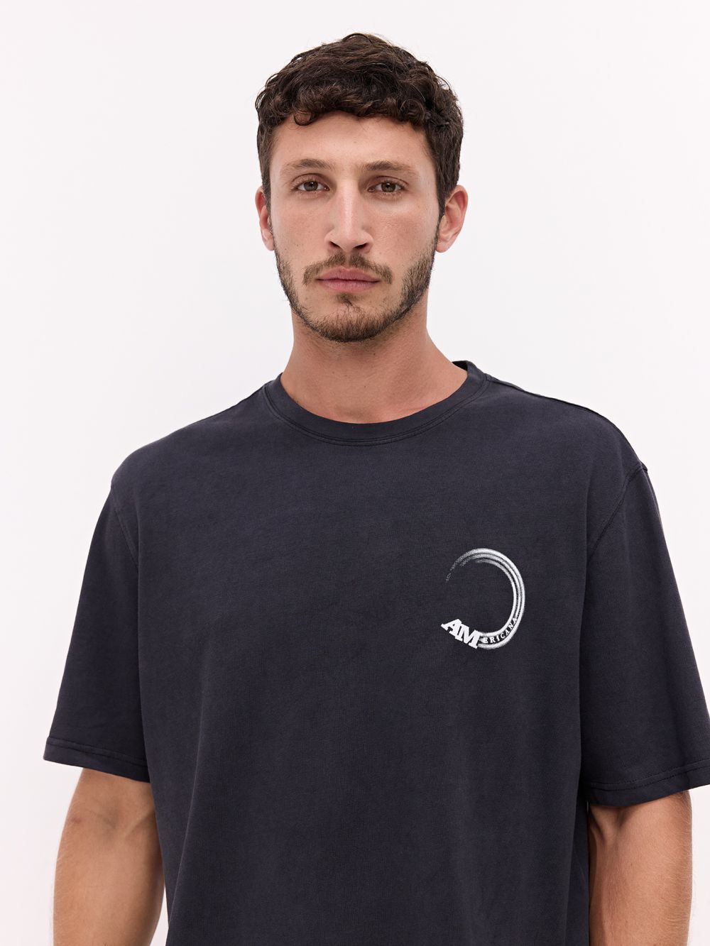 טי-שירט Relaxed Fit מודפסת