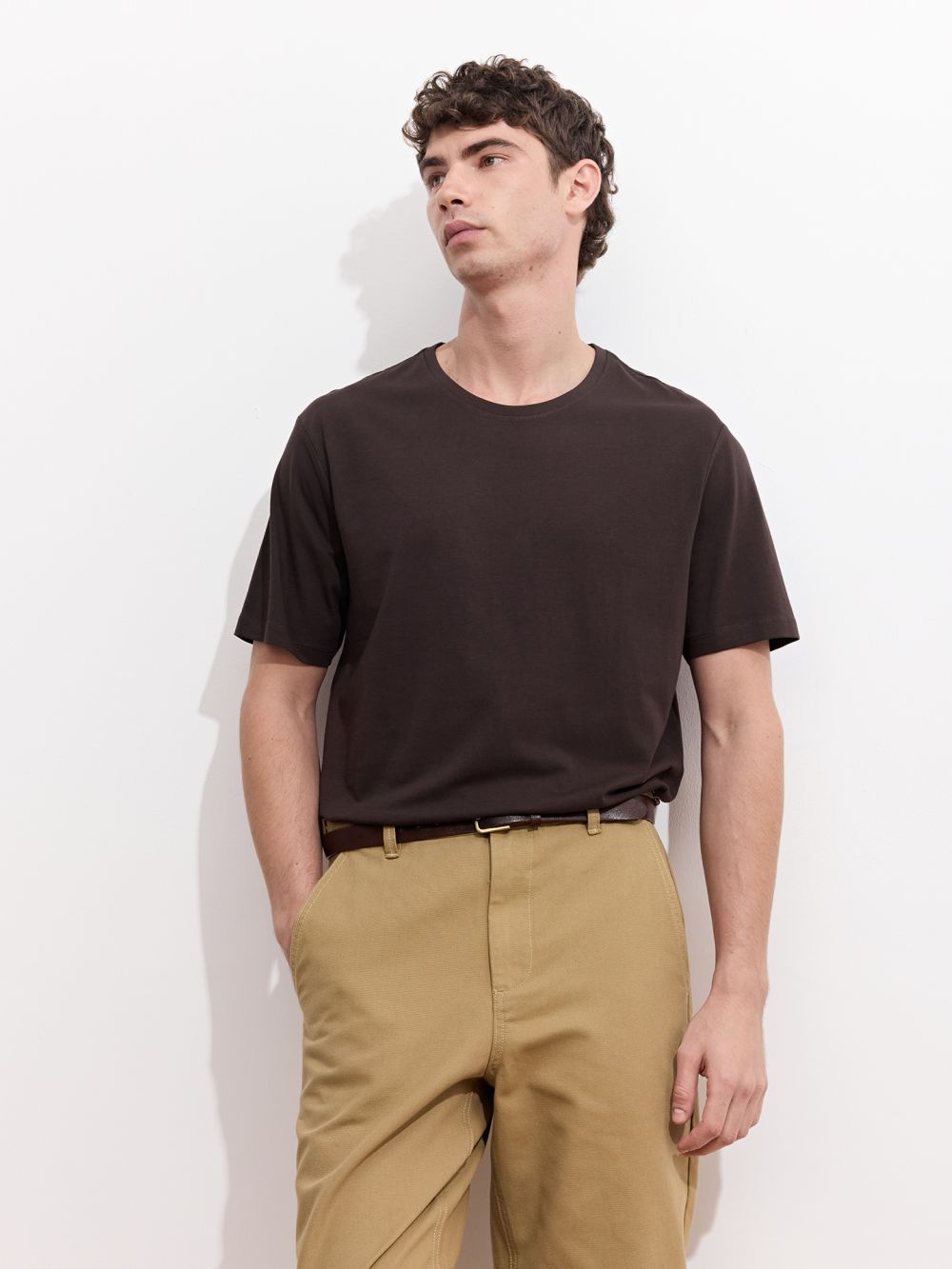 טי שירט פימה צווארון עגול