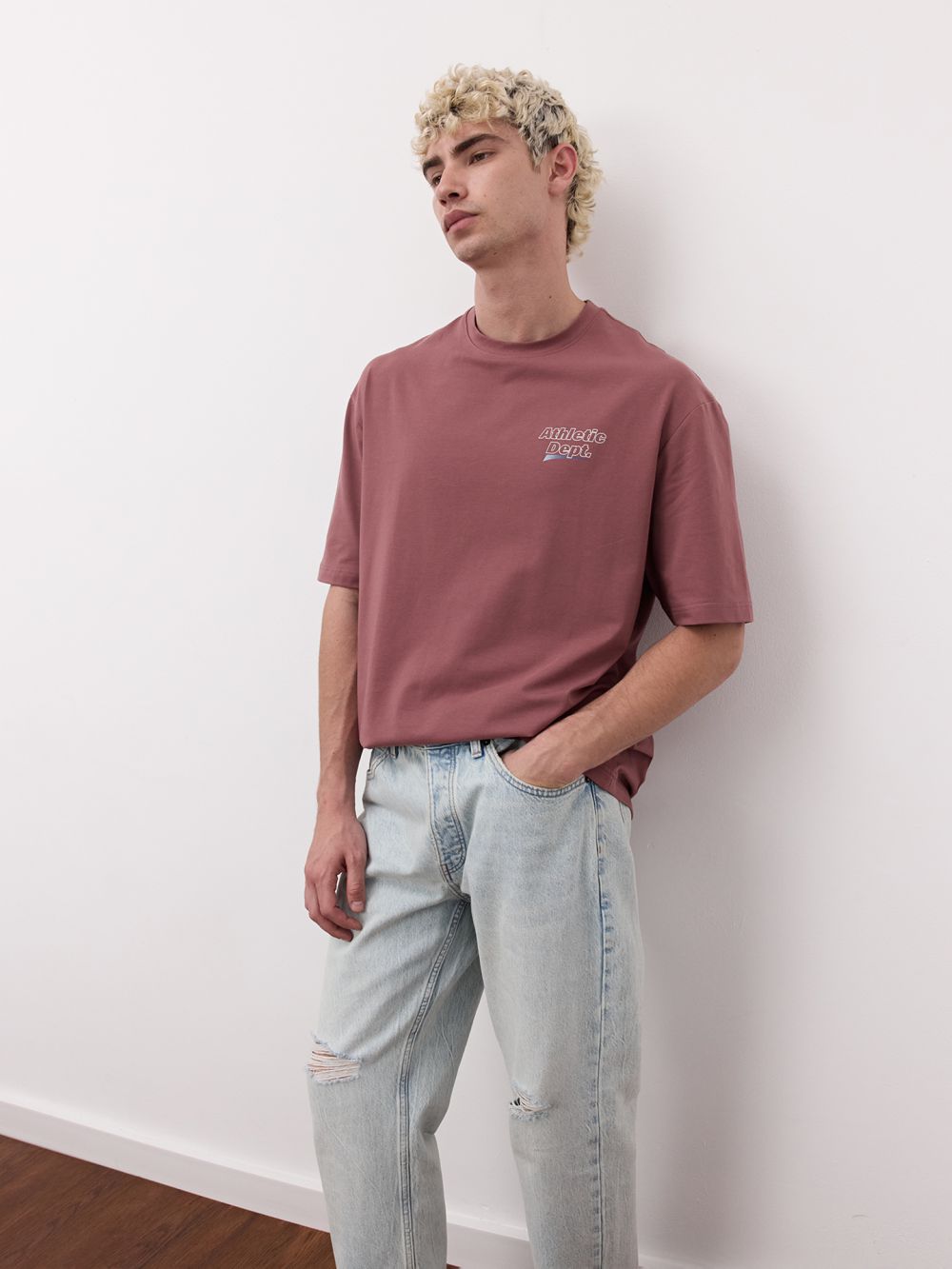 טי שירט לייקרה מודפסת