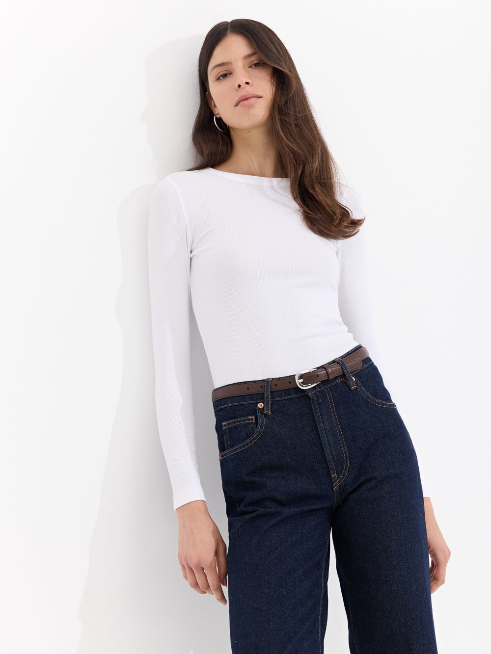 טי שירט ריב בייסיק שרוול ארוך