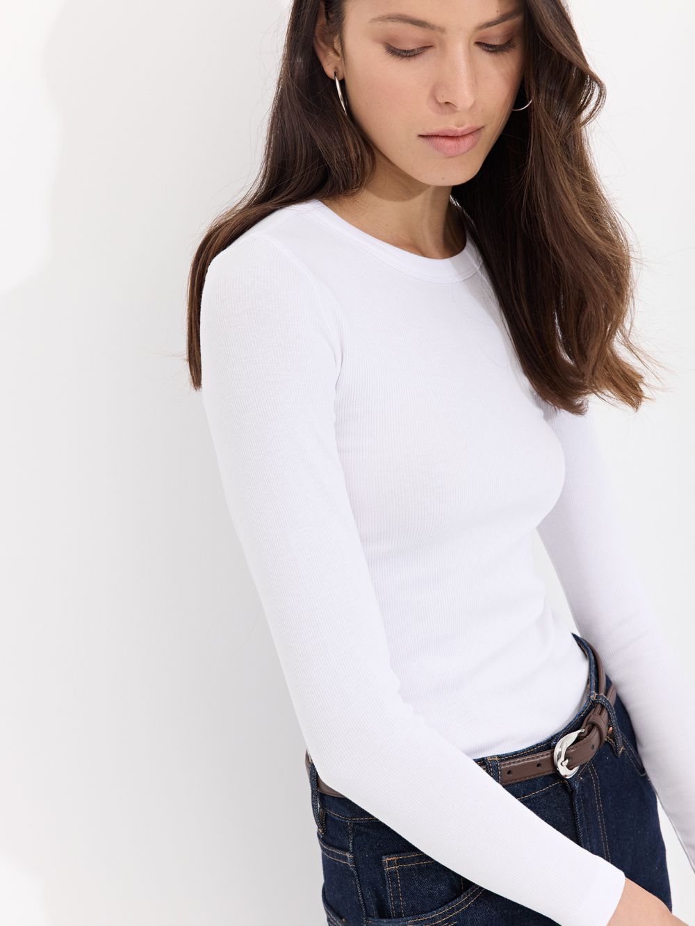 טי שירט ריב בייסיק שרוול ארוך