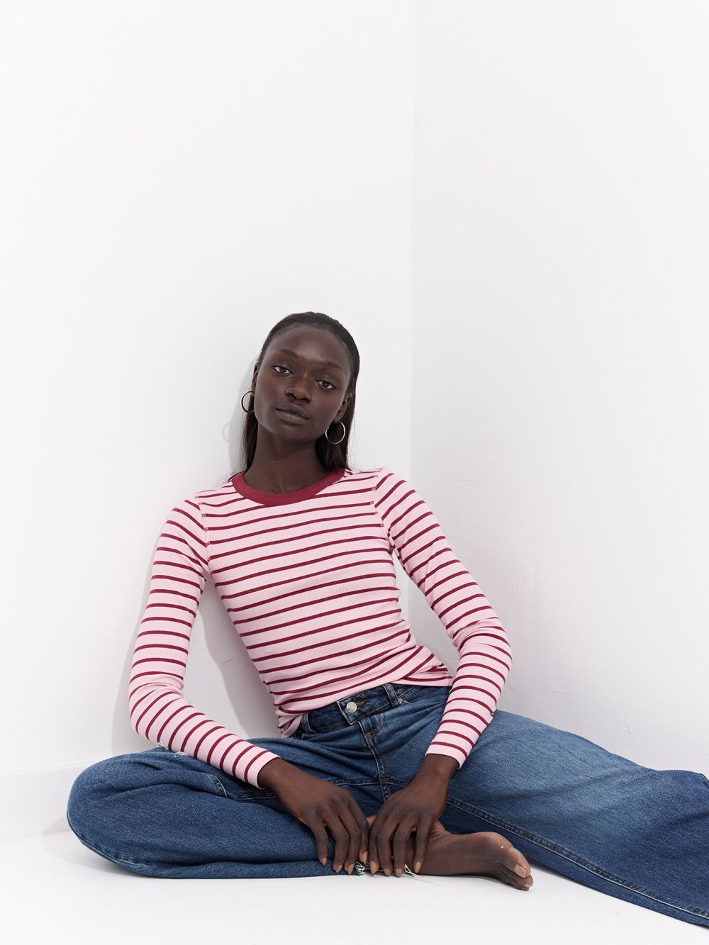 טי שירט ריב בייסיק שרוול ארוך