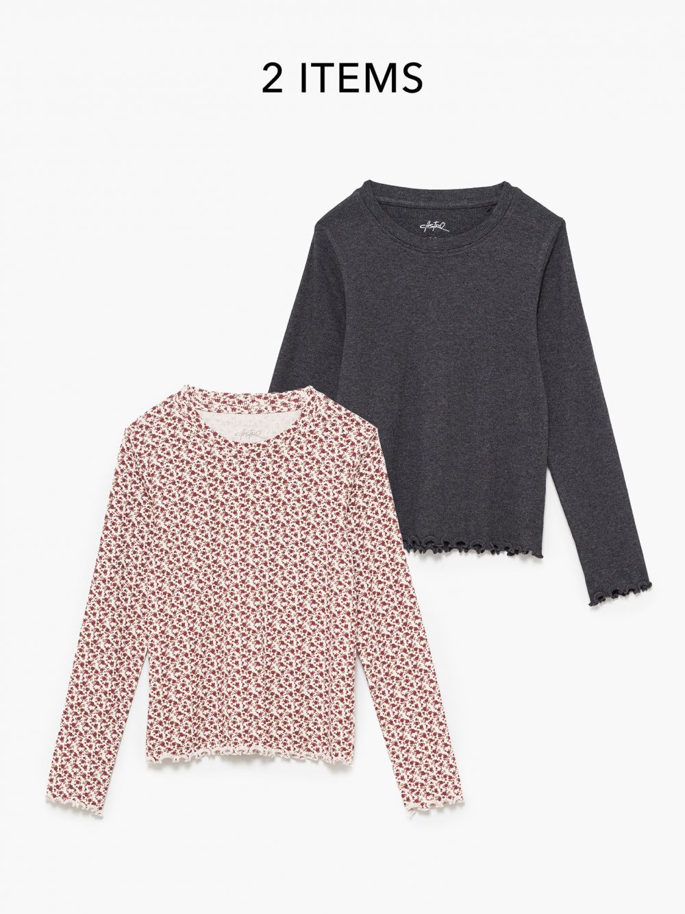 מארז זוג חולצות ריב ארוכות 4Y-12Y