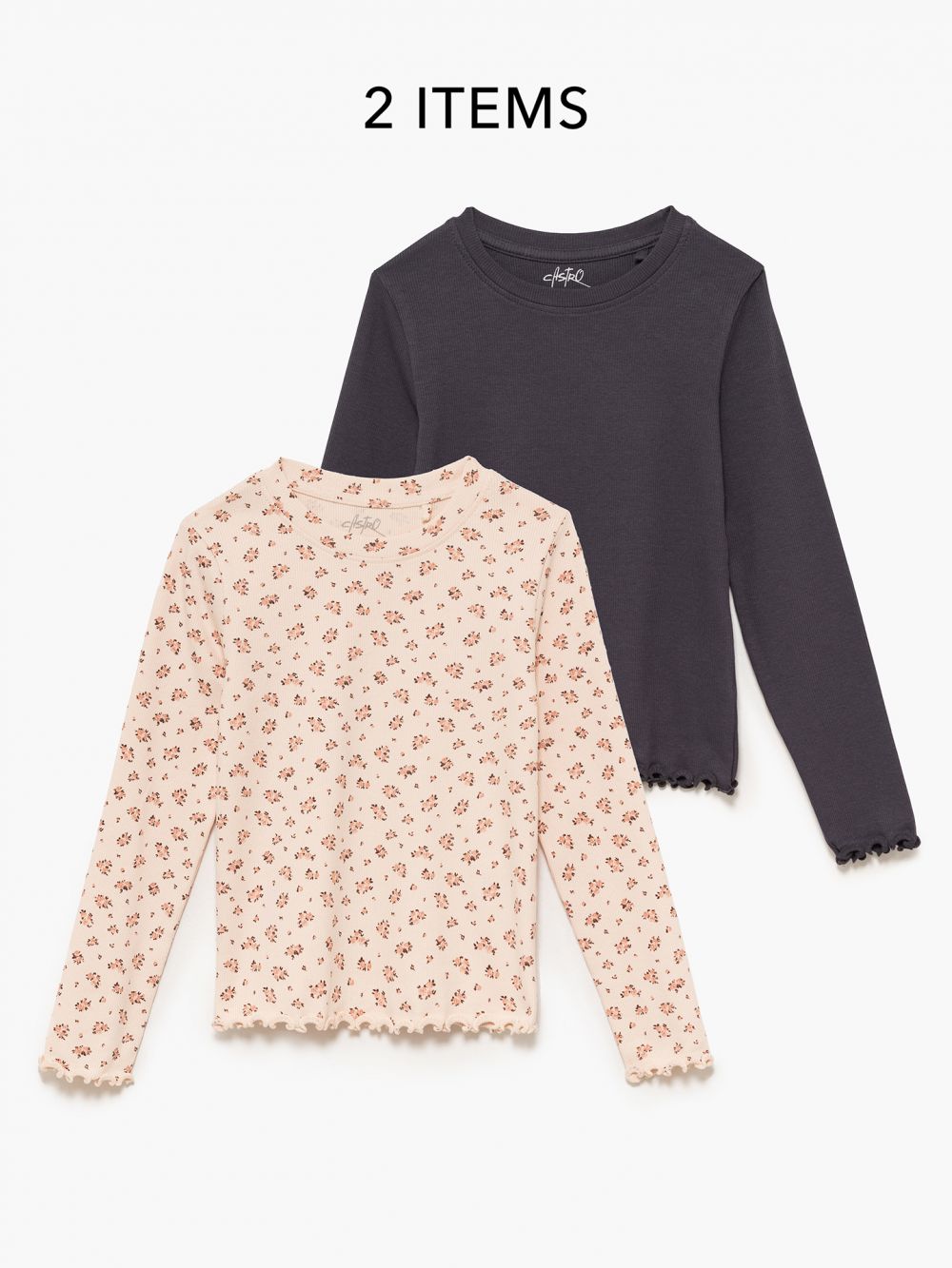 מארז זוג חולצות ריב ארוכות 4Y-10Y