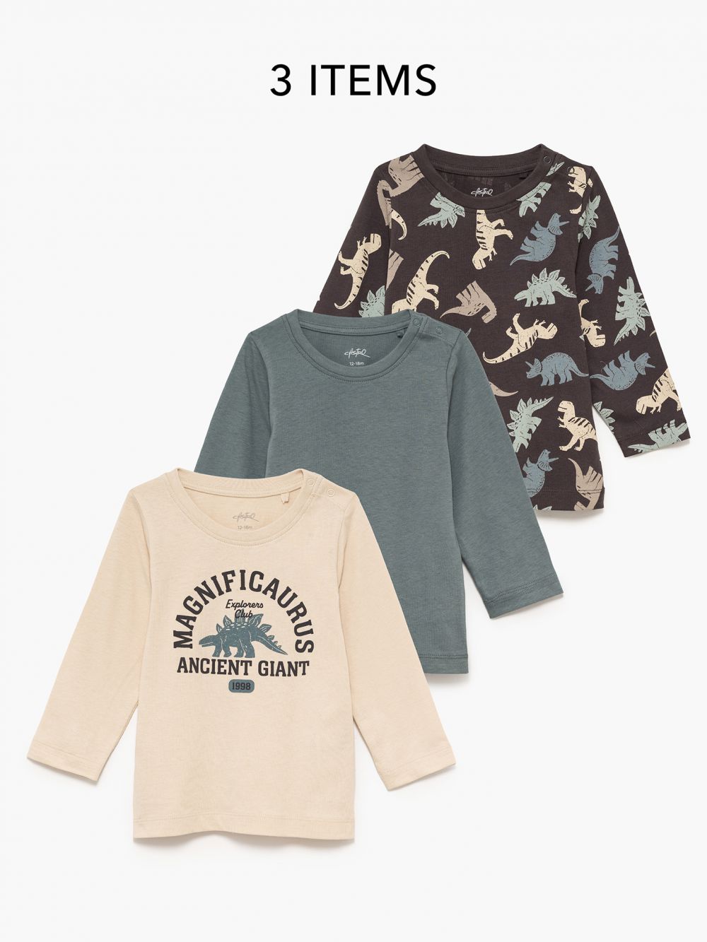 מארז חולצות ארוכות 6M-4Y