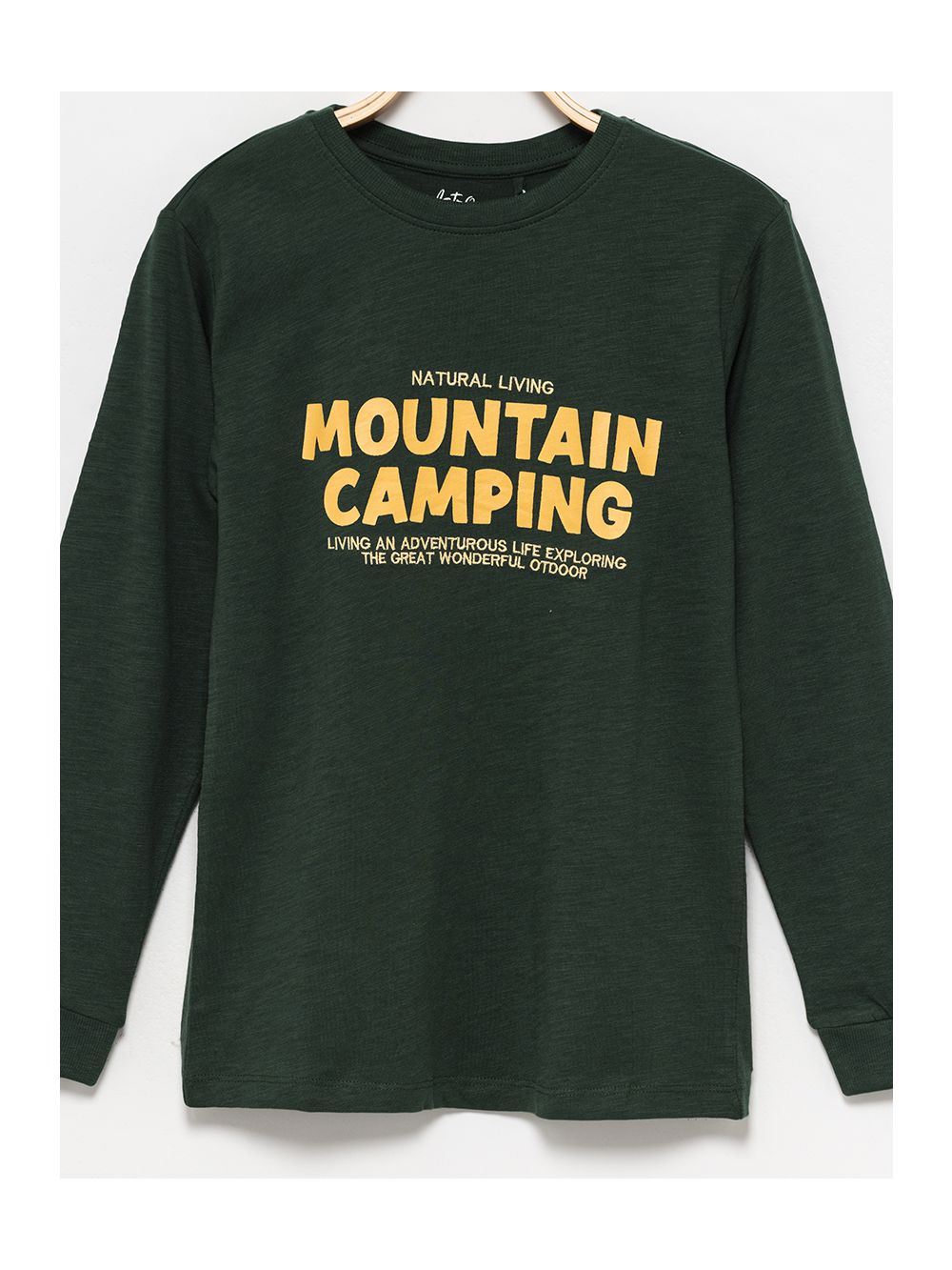 טישרט מודפסת ארוכה